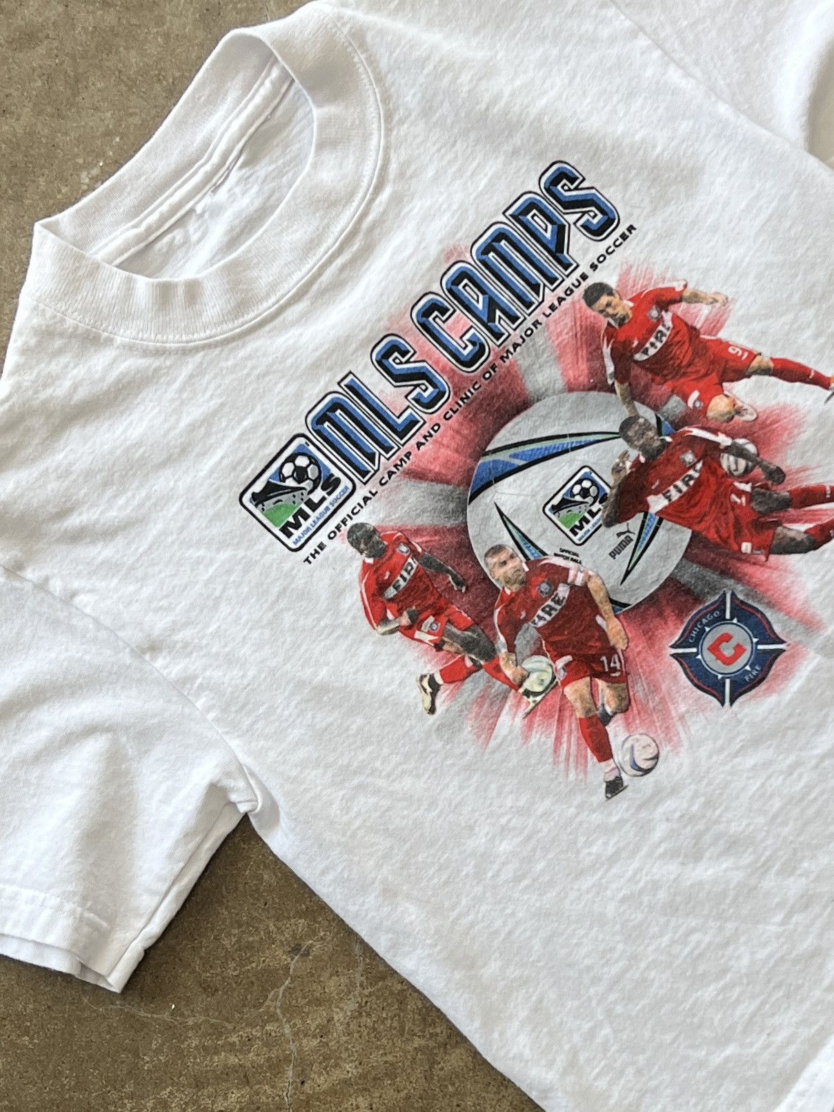 Vintage Vintage 2004 MLS Camps Soccer Tee Youth Small Size US XS / EU 42 / 0 - 1 Thumbnail
