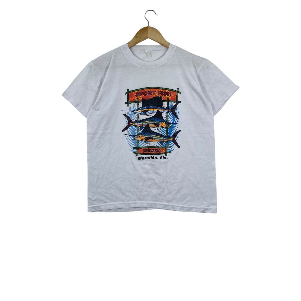 Vintage 90s Sport Fish Mexico Tee Shirt