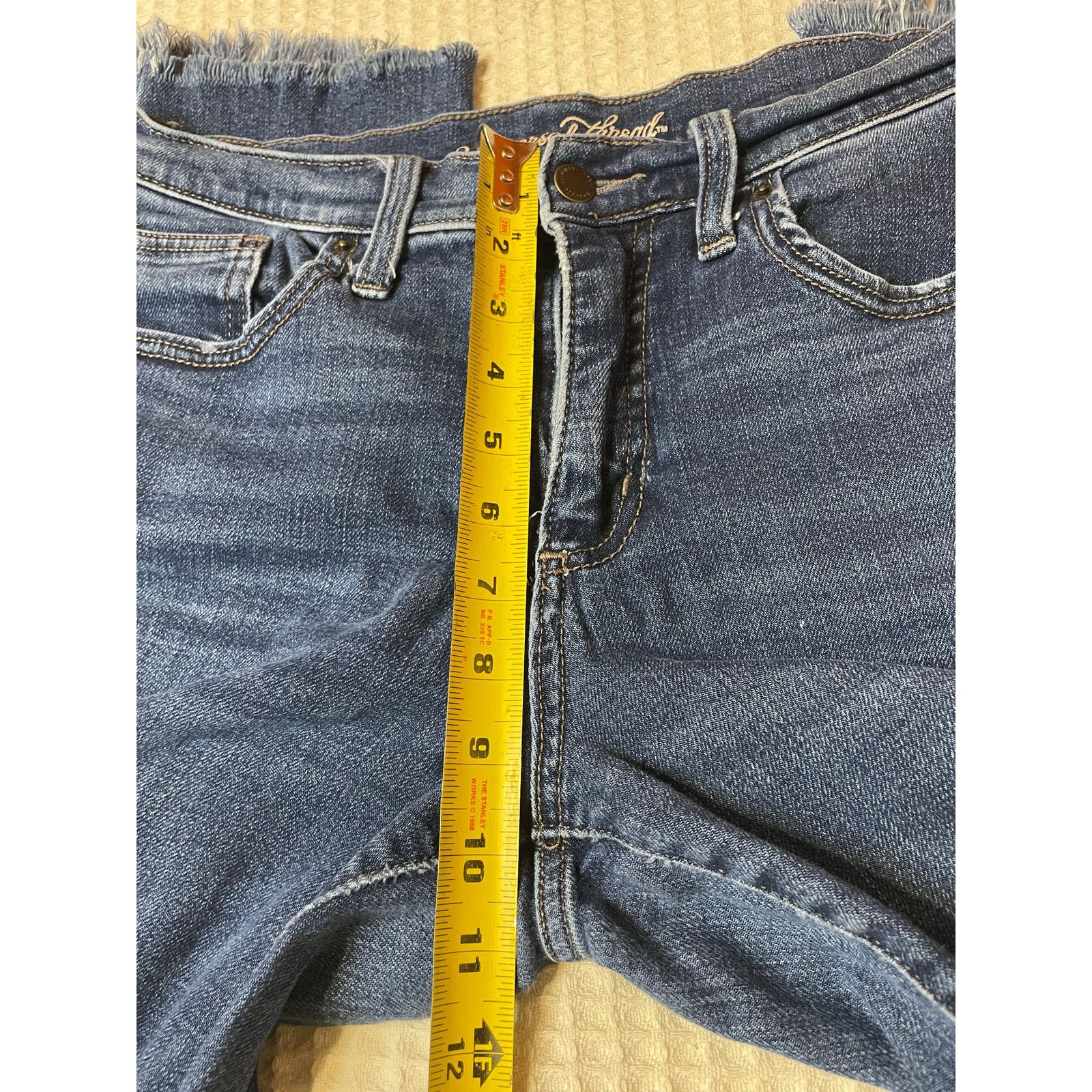 Other Universal Thread Blue Pantalon Crop Girlfriend Jeans 8 Size 30" / US 8 / IT 44 - 5 Thumbnail