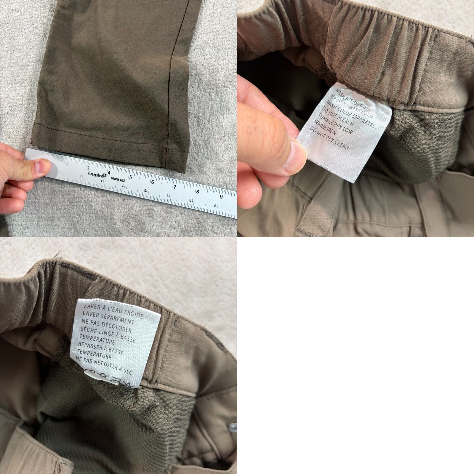 Vintage Condor Cipher Performance Pants Men 32x29 Slim DWR Flat Dark Earth Brown Nylon Spandex Pants Slim Fit Khakis Mens Size US 32 / EU 48 - 8 Thumbnail