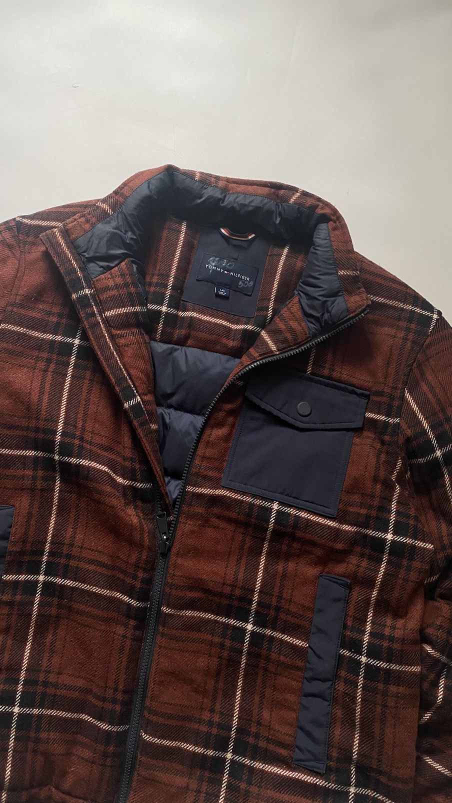 Tommy Hilfiger Tommy Hilfiger Puffer Coat Jacket Y2k Plaid Lumberjack style Size US L / EU 52-54 / 3 - 4 Thumbnail