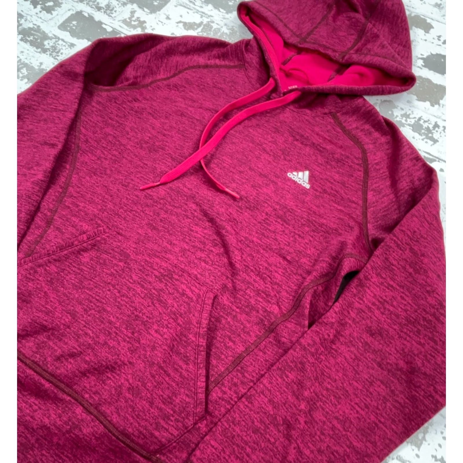 Adidas VINTAGE not applicable — Adidas Hoodie Women Small Pink Sweatshirt Clima Warm Performance Ladies Size S / US 4 / IT 40 - 2 Thumbnail
