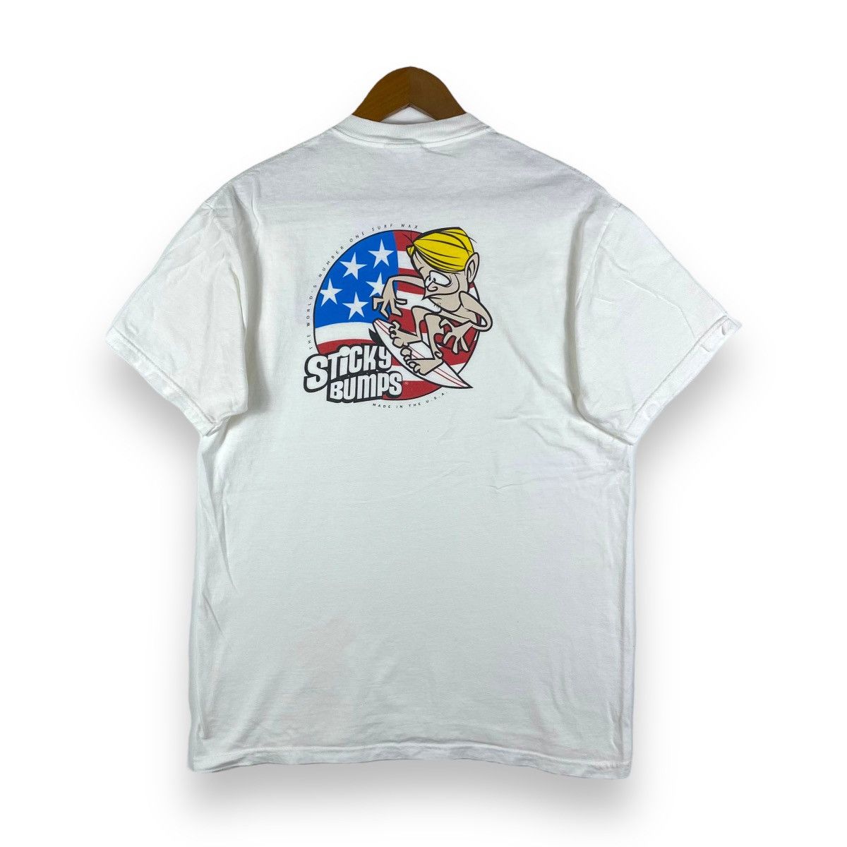 Other Vintage 90's STICKY BUMPS Surf Wax Graphic Surf Tee Shirt Size US M / EU 48-50 / 2 - 1 Thumbnail