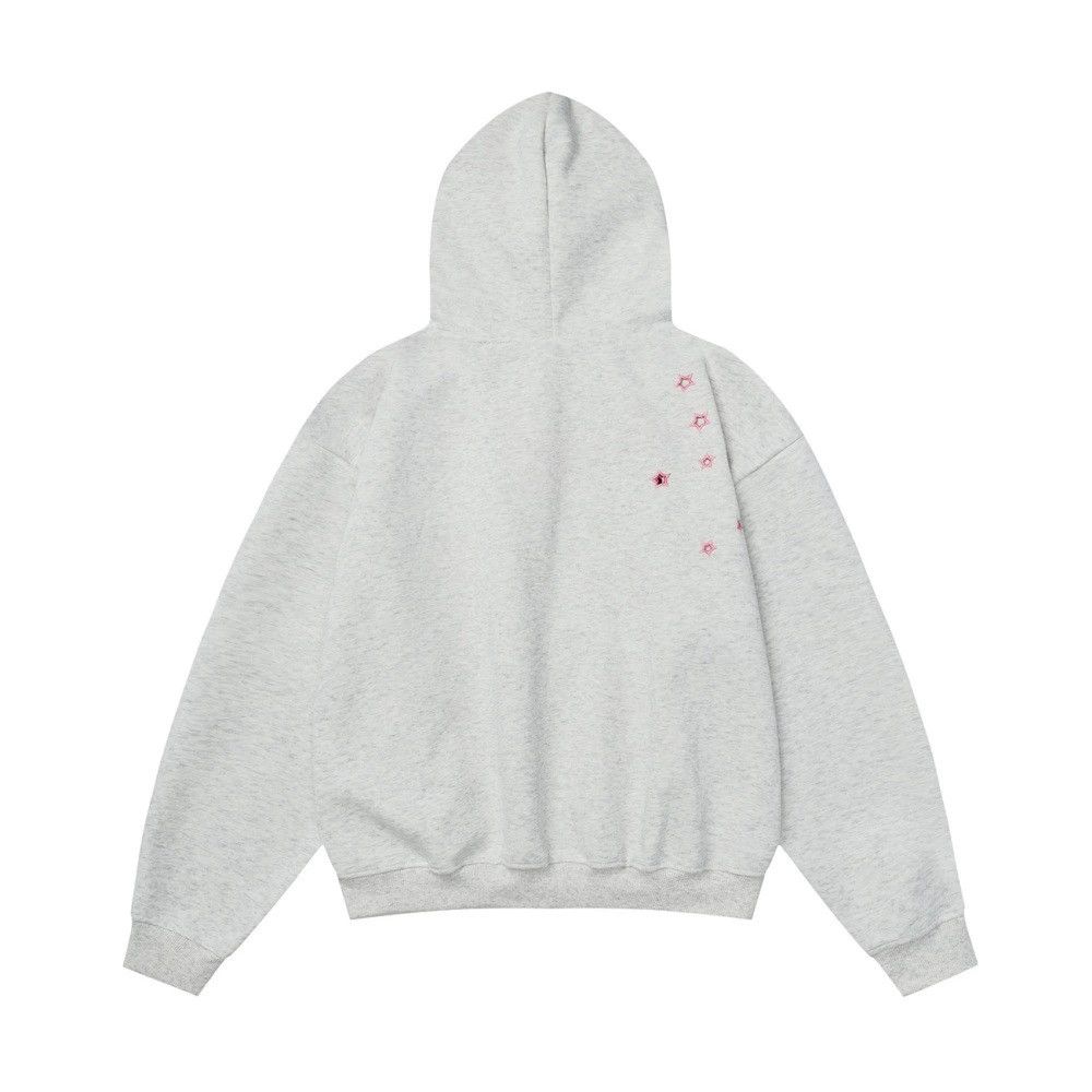 Vintage Distressed retro loose men's hollow embroidered star hoodie Size US M / EU 48-50 / 2 - 2 Thumbnail