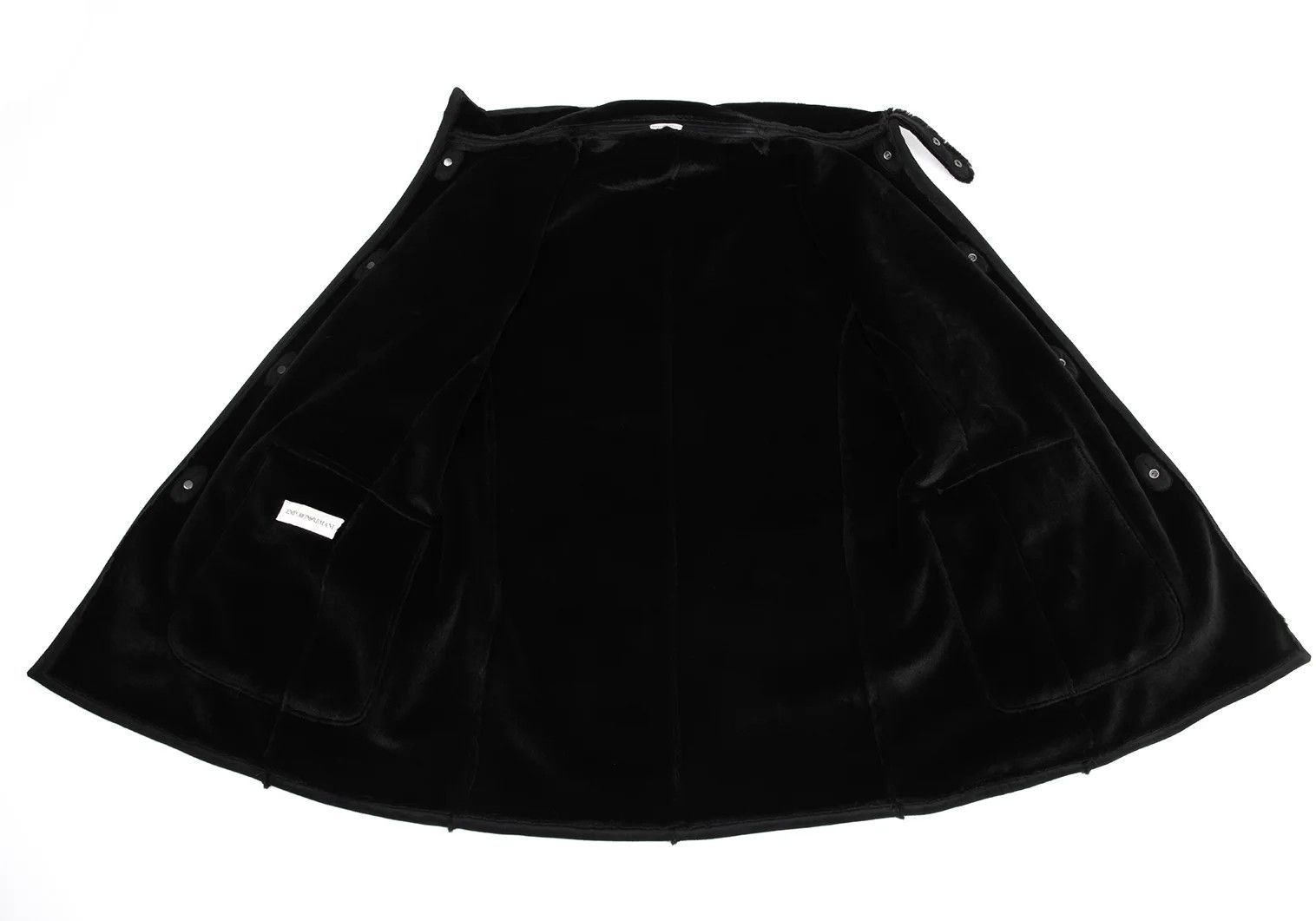 Emporio Armani Mouton Half Coat in Black Size 50 Size US M / EU 48-50 / 2 - 11 Thumbnail