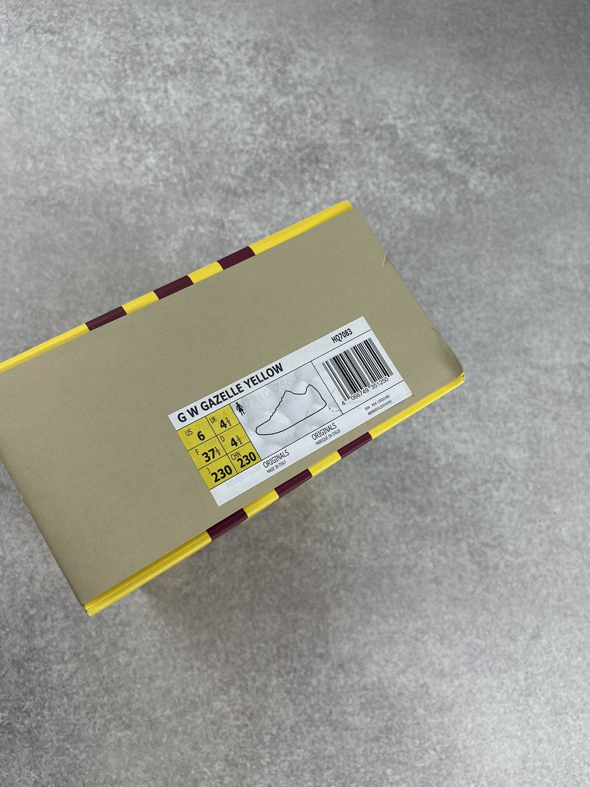 Gucci Adidas × Gucci Gazelle Yellow/White/Red Sneakers Size 37 1/3 Size US 6 / IT 36 - 16 Thumbnail