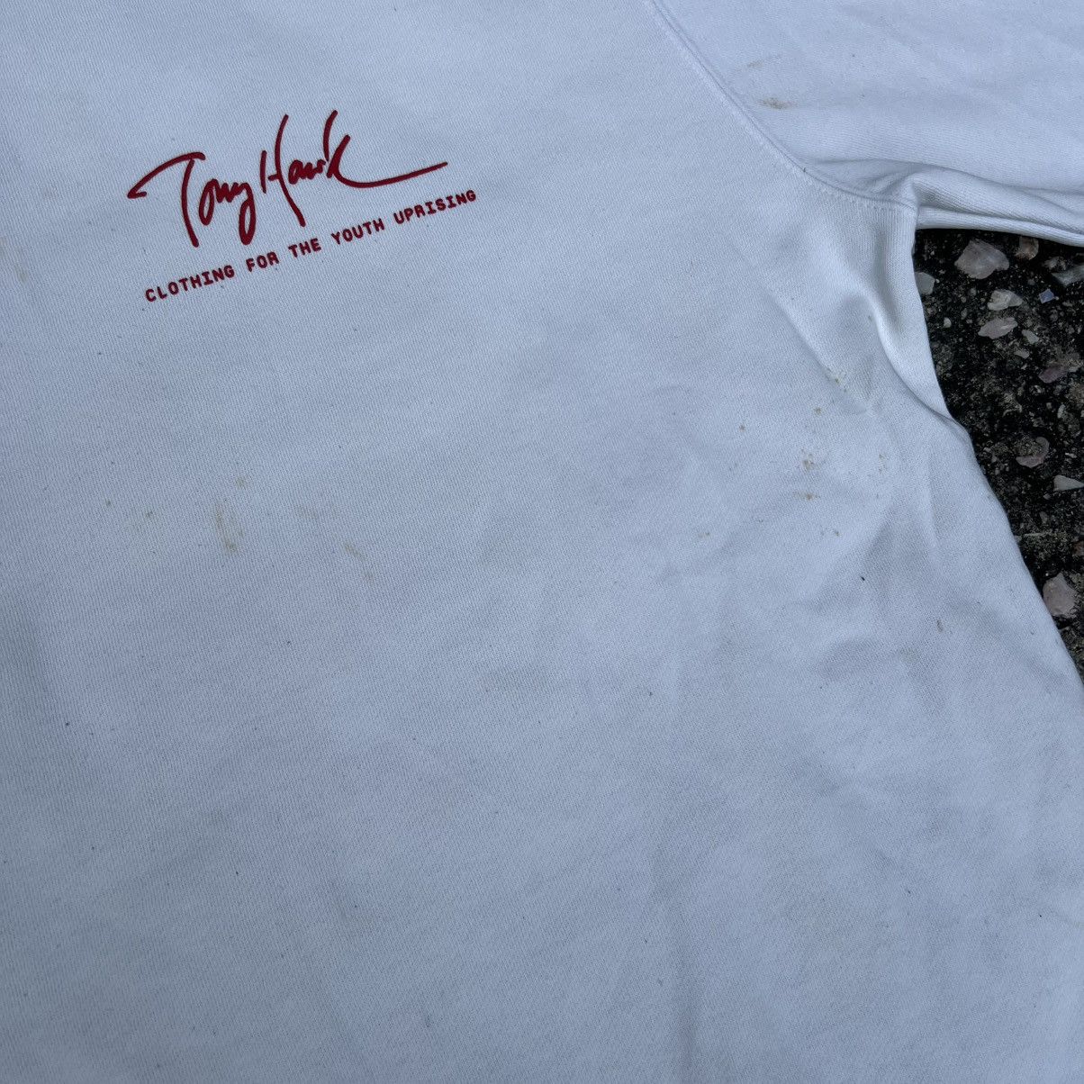 Tony Hawk “TONY HAWK” SKATE BOARDING STAIN SWEATSHIRT Size US XL / EU 56 / 4 - 5 Thumbnail