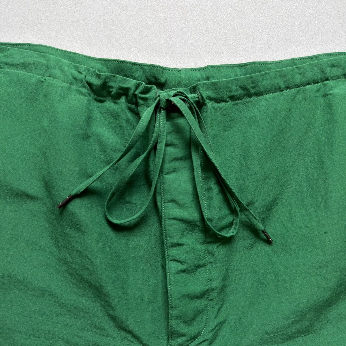 Auralee Green ‘Finx’ Linen Easy Shorts Shorts Size US 36 / EU 52 - 3 Thumbnail