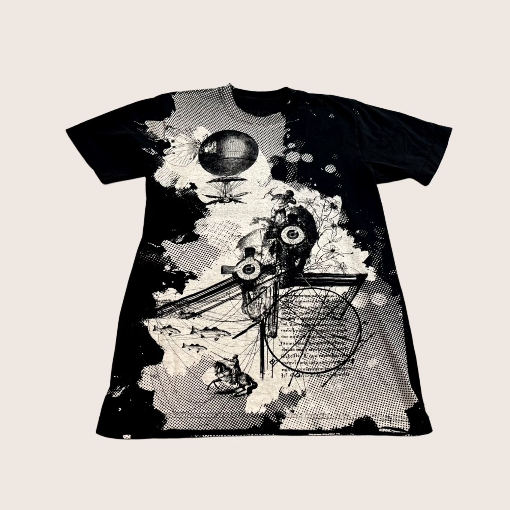 Threadless Threadless Heaven Earth Tshirt Men M Black Graphic Print Made USA Art To Wear Size US M / EU 48-50 / 2 - 1 Thumbnail