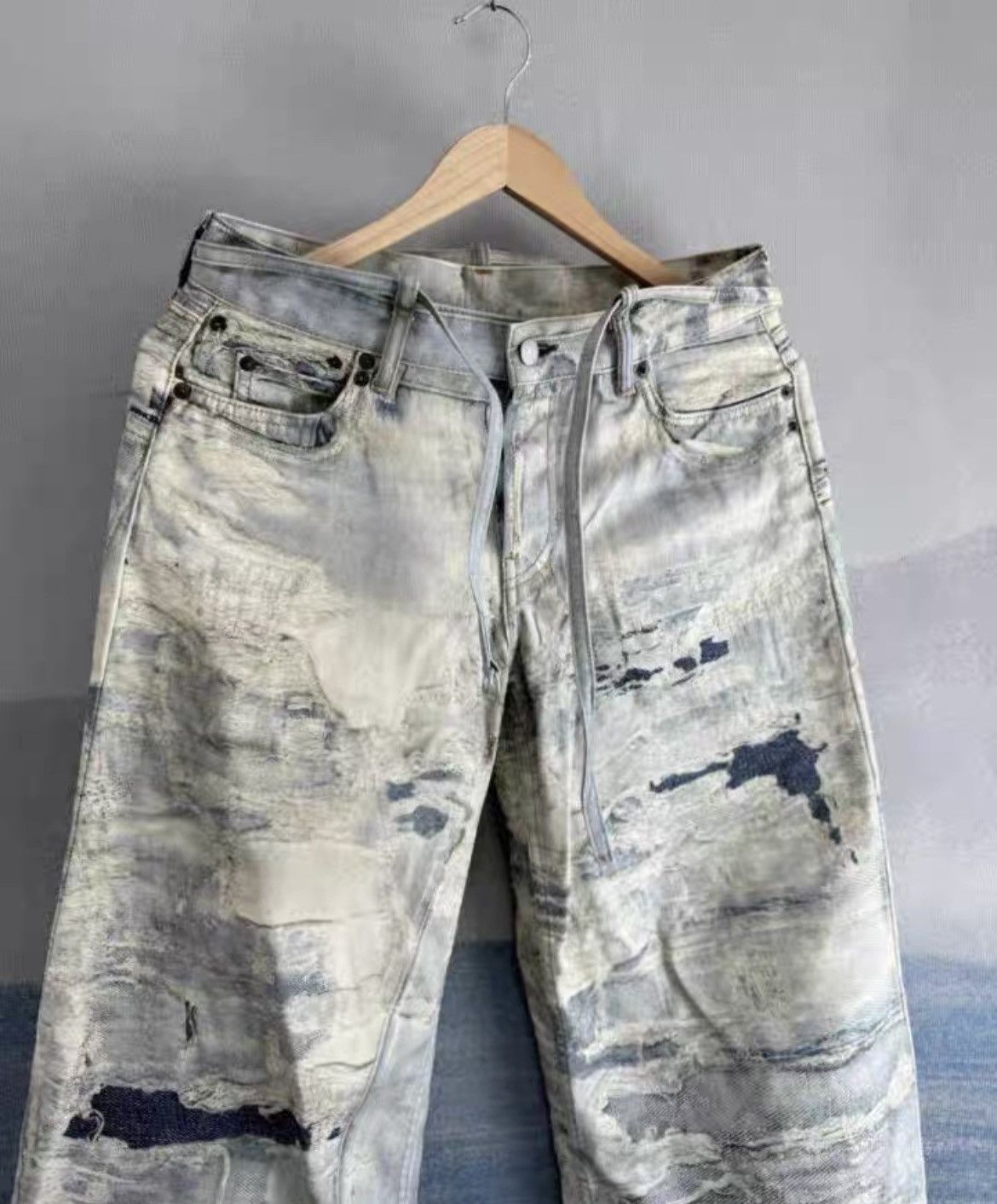 Acne Studios Acne Studios 2004 3D low-rise-cut jeans - -DMC Size US 34 / EU 50 - 2 Thumbnail