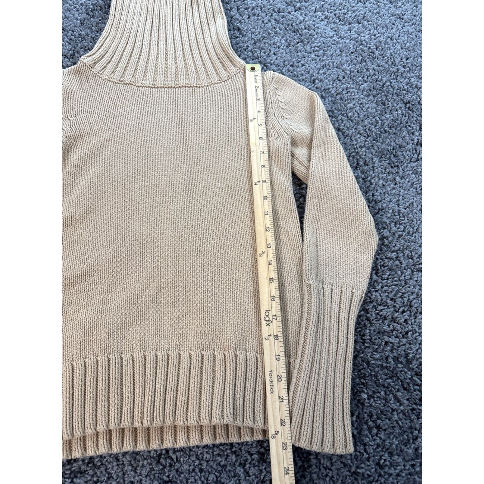 Gap Vintage Gap 90s Brown Pullover Turtleneck Women's Chunky Sweatshirt M User: Vintage Gap 90s Brown Turtleneck Pullover Women's Chunky Sweatshirt M Size M / US 6-8 / IT 42-44 - 2 Thumbnail