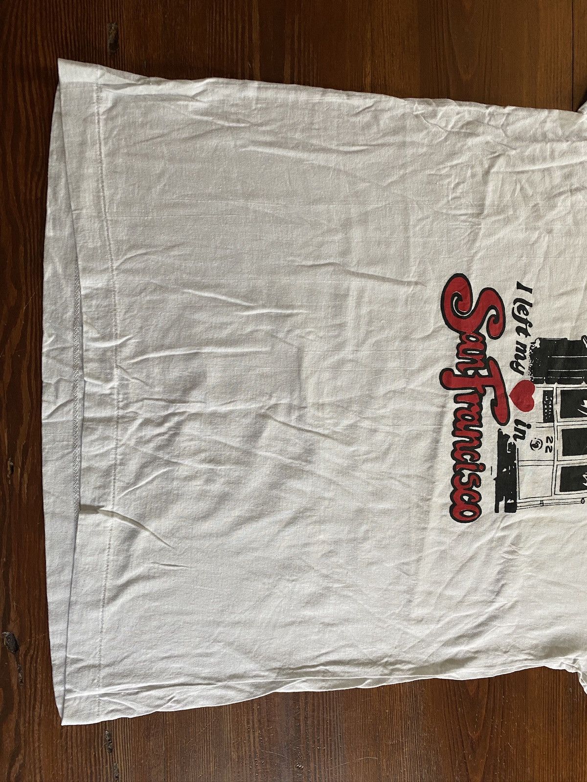Vintage Vintage 70’s/80’s Left ❤️ in San Francisco Single Stitch Tee Size US M / EU 48-50 / 2 - 10 Thumbnail