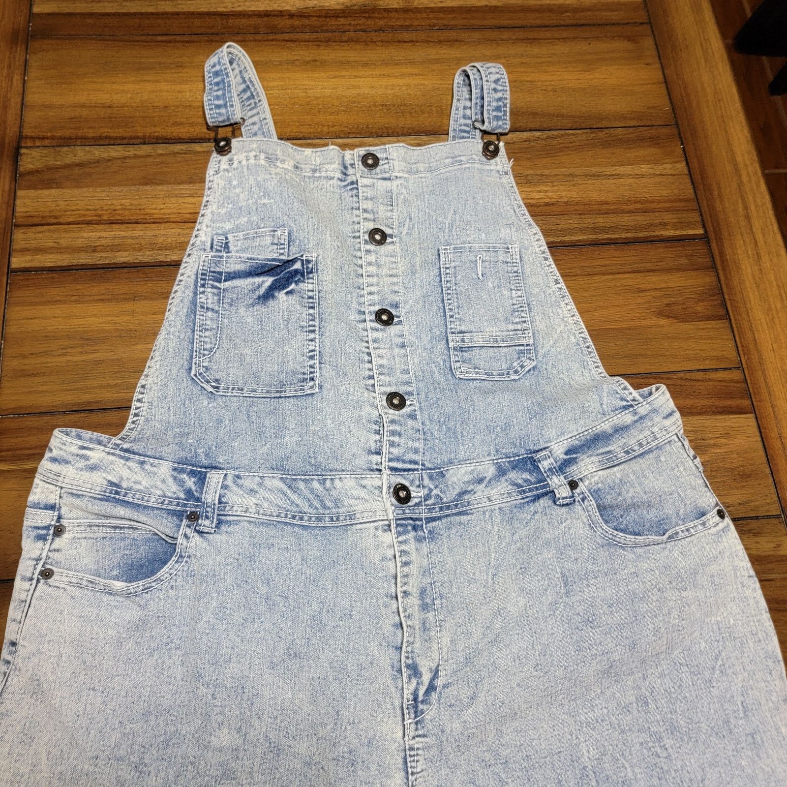 Other Highway Jeans Ladies Overalls w/ Full Button Front - Size 22 Size 42" / US 20 - 2 Thumbnail