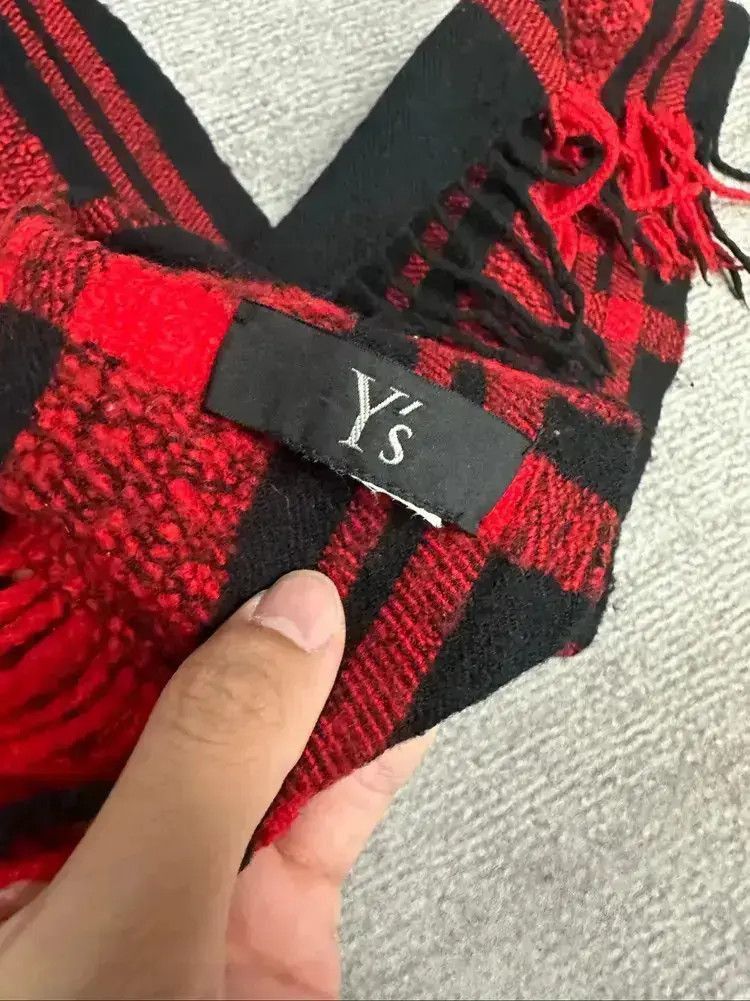 Yohji Yamamoto Yohji Yamamoto Y's Plaid Scarf-2505 Size ONE SIZE - 3 Thumbnail