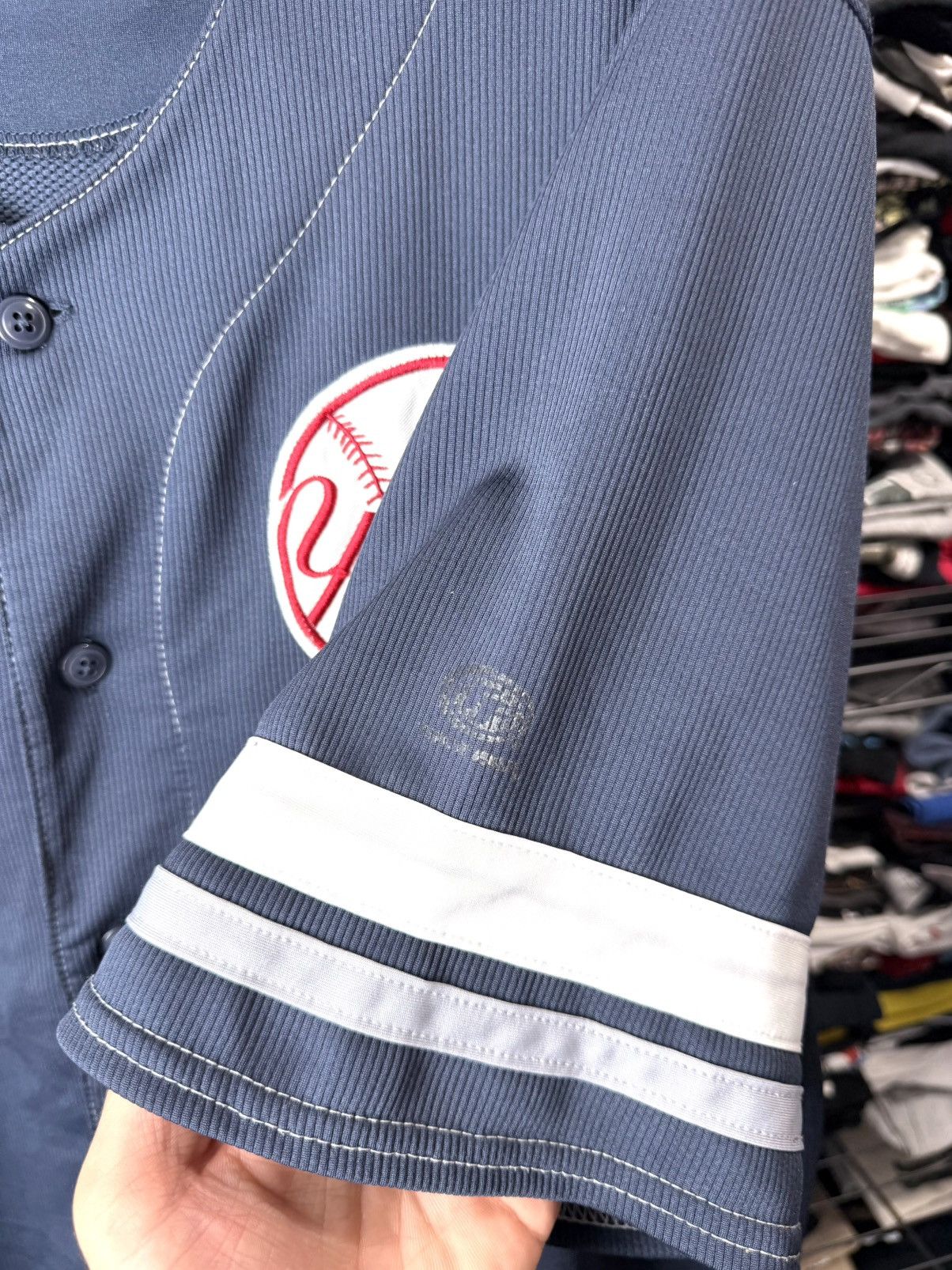 NFL 00-90’s Rare! Vintage New York Yankees Jersey Baseball MLB Size US L / EU 52-54 / 3 - 5 Thumbnail