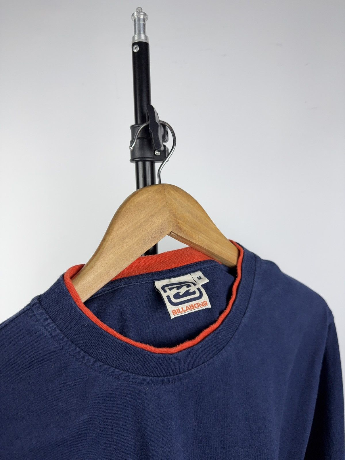 Billabong Vintage 00s Y2K Surf Billabong Navy Red Logo Long Sleeve Tee Size US M / EU 48-50 / 2 - 5 Thumbnail