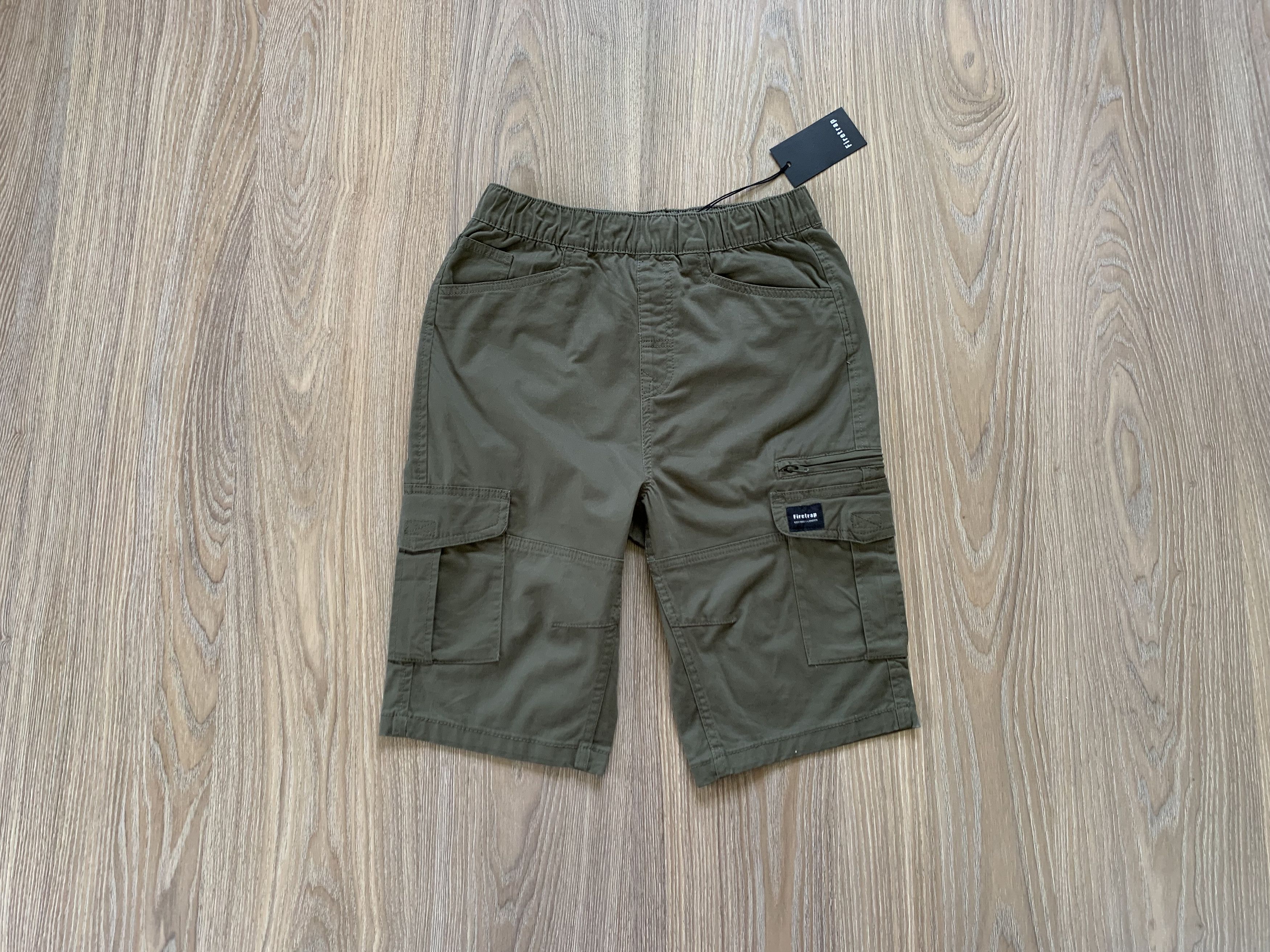 Firetrap Firetrap Khaki Junior Cargo Shorts Size US 26 / EU 42 - 1 Thumbnail