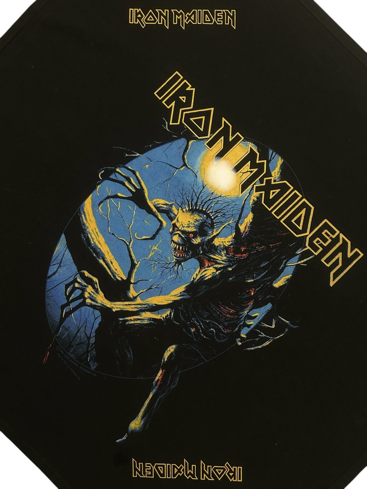 Iron Maiden Vintage 1992 Iron Maiden Fear Of The Dark Bandana Size ONE SIZE - 3 Thumbnail