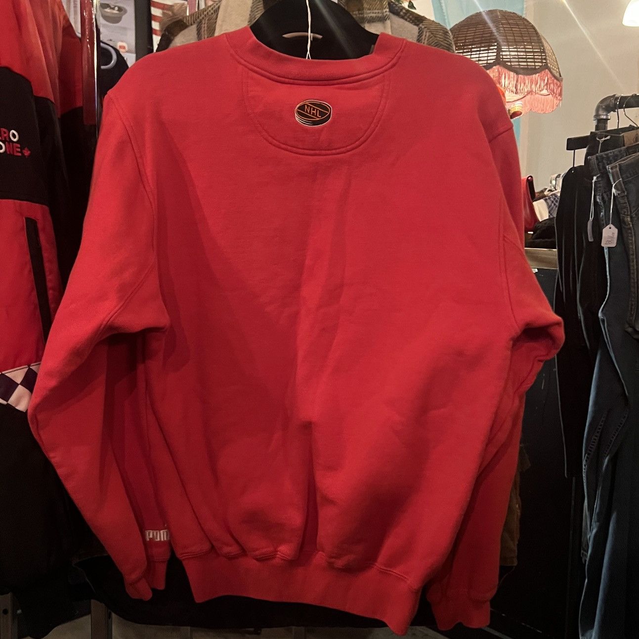Puma vintage detroit red wings crewneck sweatshirt Size US S / EU 44-46 / 1 - 2 Thumbnail