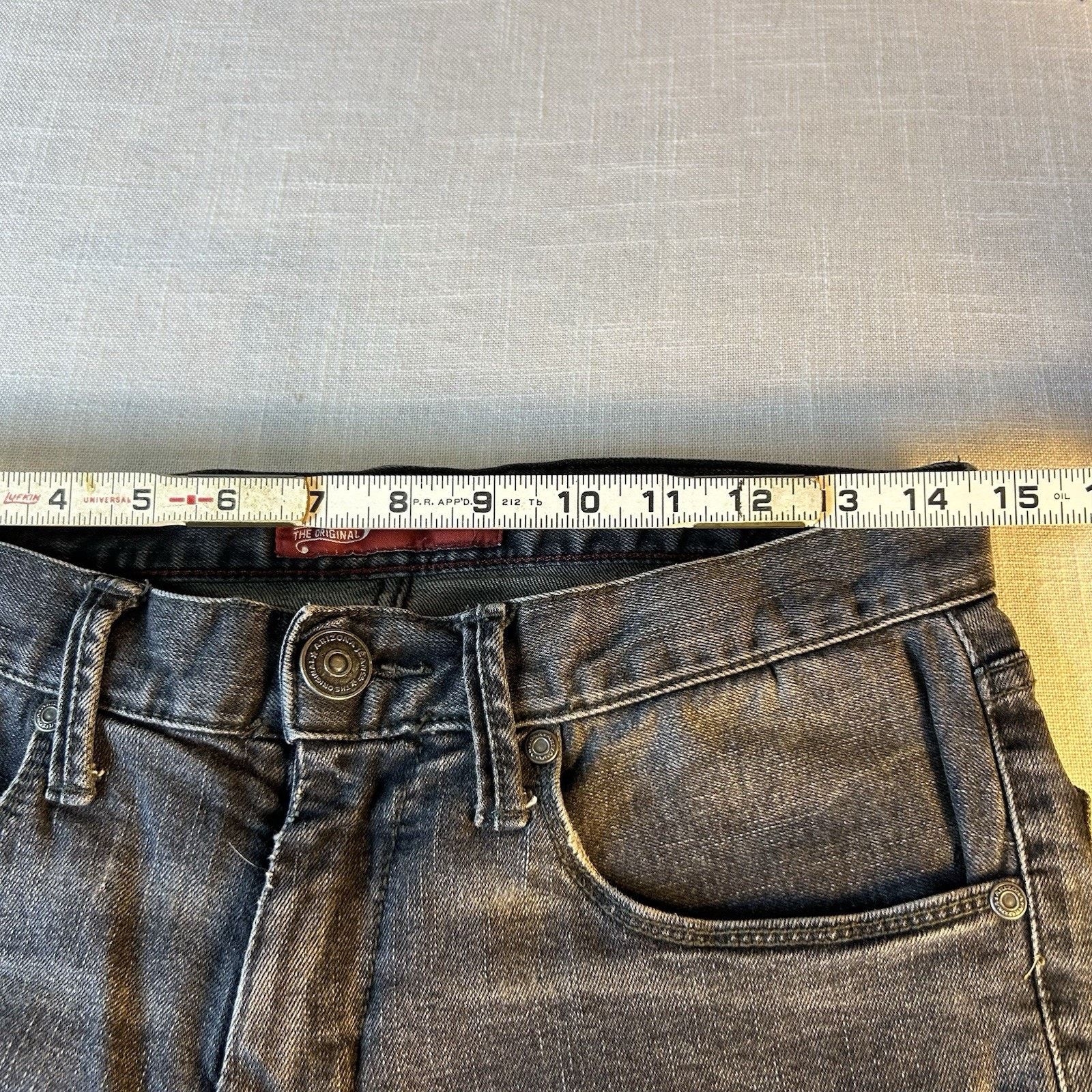 Arizona Jean Co. Arizona Slim Straight Flex Denim 29x32 Jeans Black Size US 29 - 7 Thumbnail