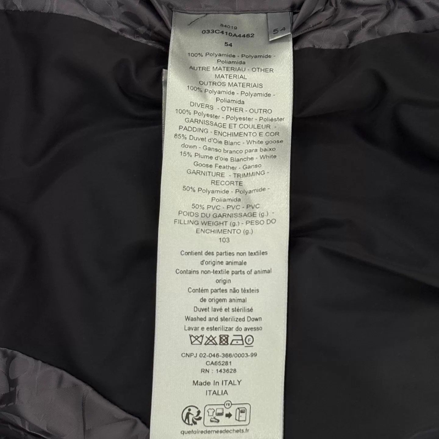 Dior Dior Starry Gray Oblique Full Print Vest Size US L / EU 52-54 / 3 - 4 Thumbnail