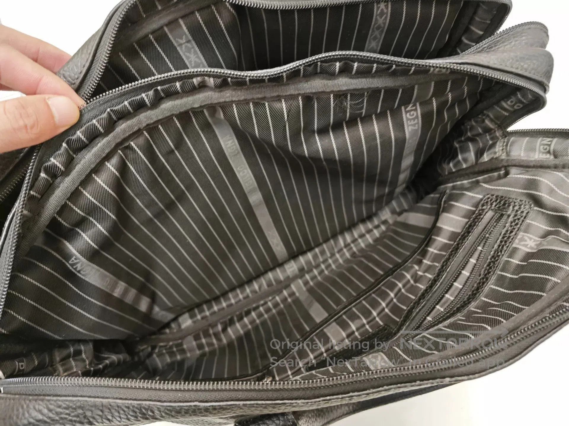Ermenegildo Zegna Zegna Leather Business Briefcase. Size ONE SIZE - 5 Thumbnail