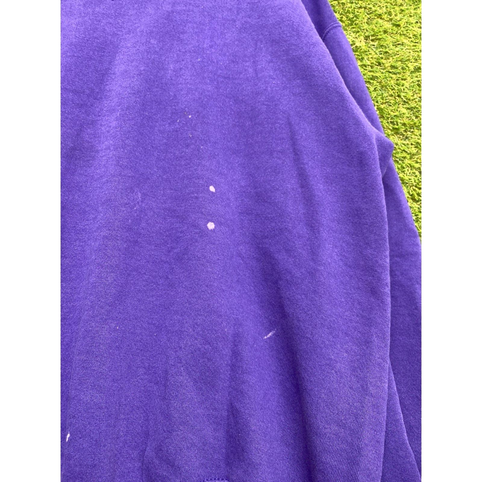 Russell Athletic VINTAGE Russell Athletic Sweatshirt Shirt Men XL Purple Crew Neck Pullover USA State College 90s Mens Size US XL / EU 56 / 4 - 4 Thumbnail