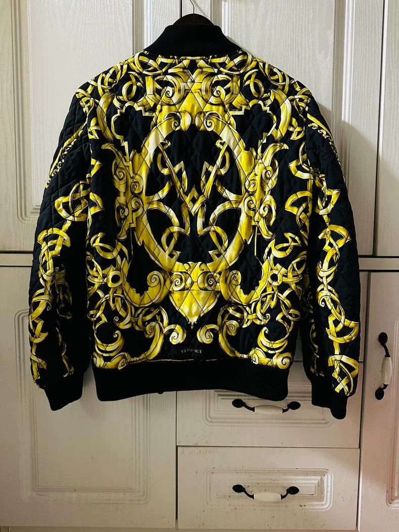 Other Versace Baroque black gold silk jacket cotton jacket Size US S / EU 44-46 / 1 - 2 Thumbnail