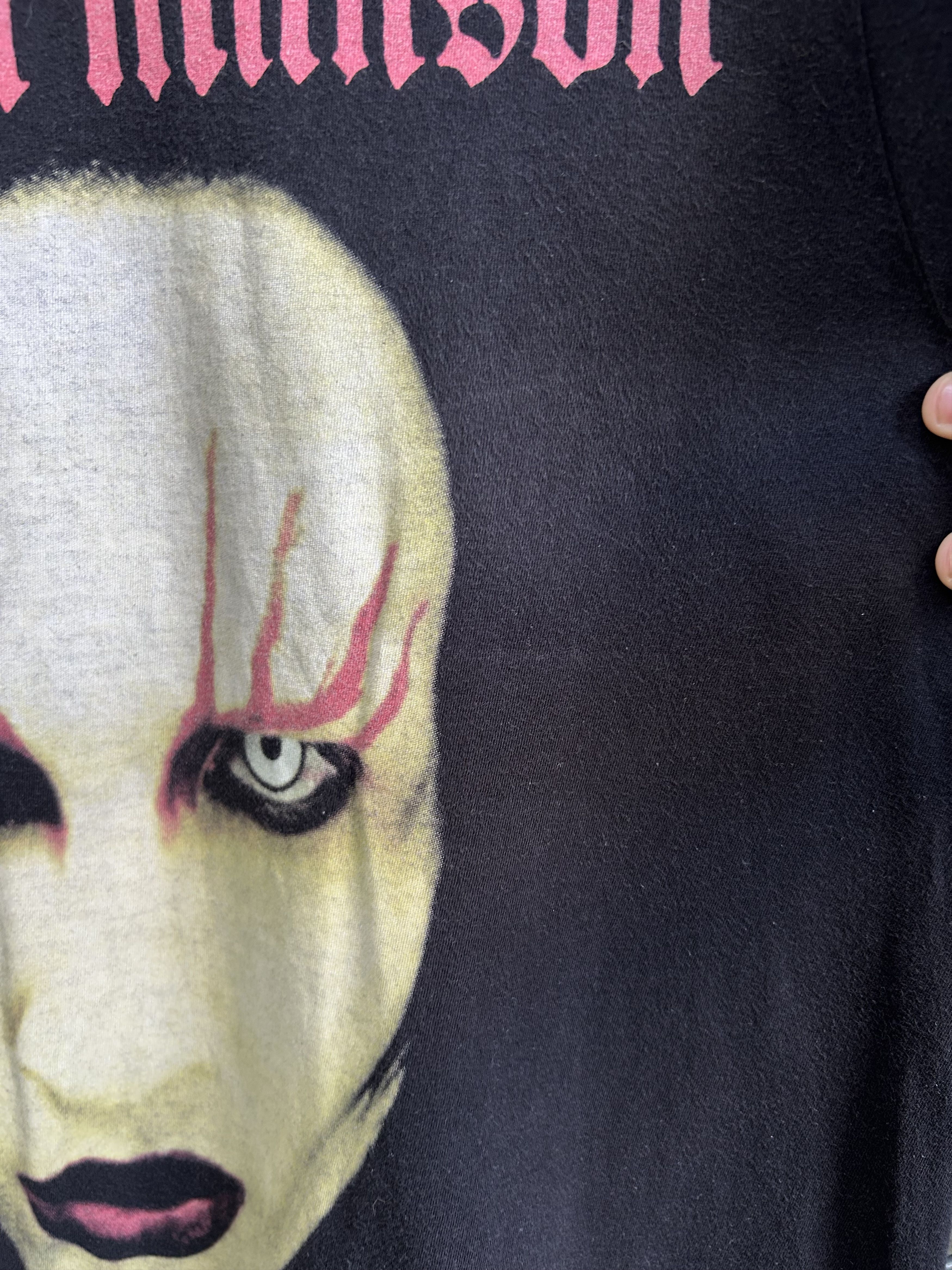 Band Tees Vintage 2000s Marilyn Manson Rock Band T-shirt Size US M / EU 48-50 / 2 - 8 Thumbnail