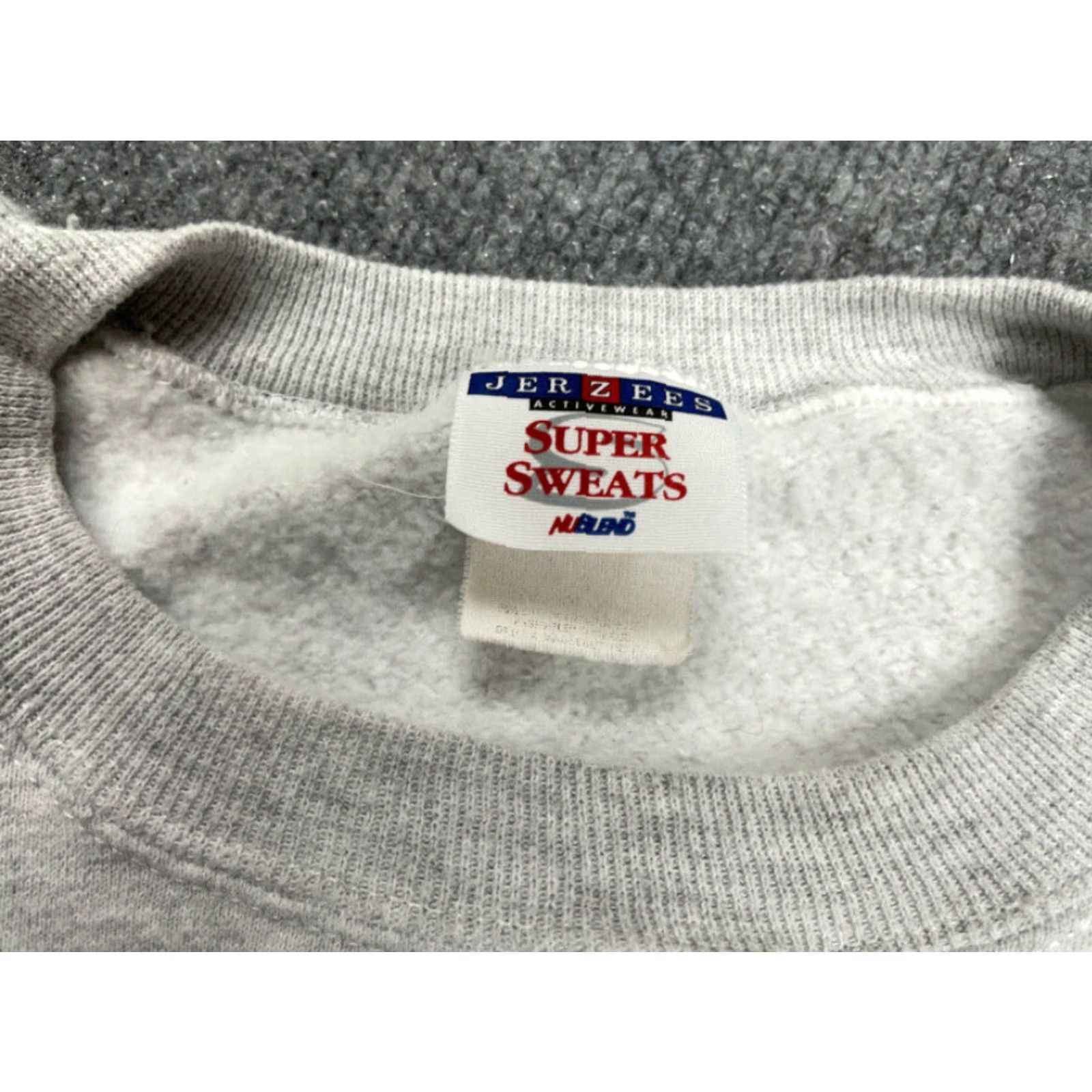 Jerzees Vintage Y2K Jerzees Super Sweats Rembrandt USA Sweatshirt Adult XL Gray Graphic Pullover 2001 Size US XL / EU 56 / 4 - 5 Thumbnail