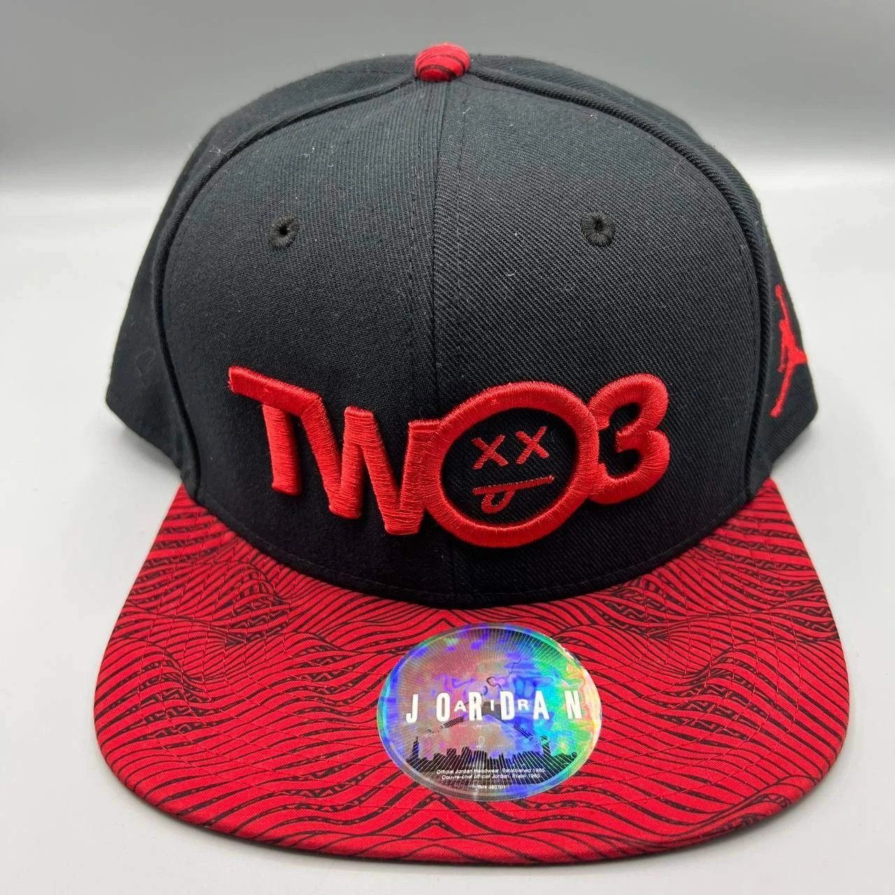 Air Jordan Hat Men Red Flu Game Embroidered Snap Back
