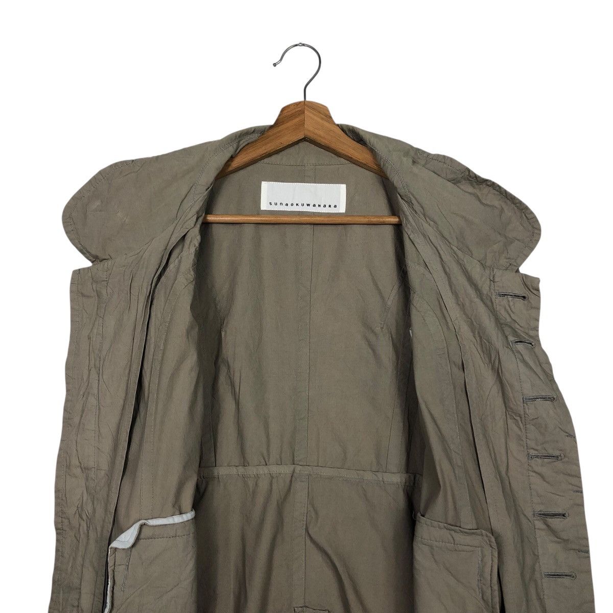Issey Miyake 📌Vintage Chore Work Jacket Military Design Sunaokuwahara Size M / US 6-8 / IT 42-44 - 15 Thumbnail