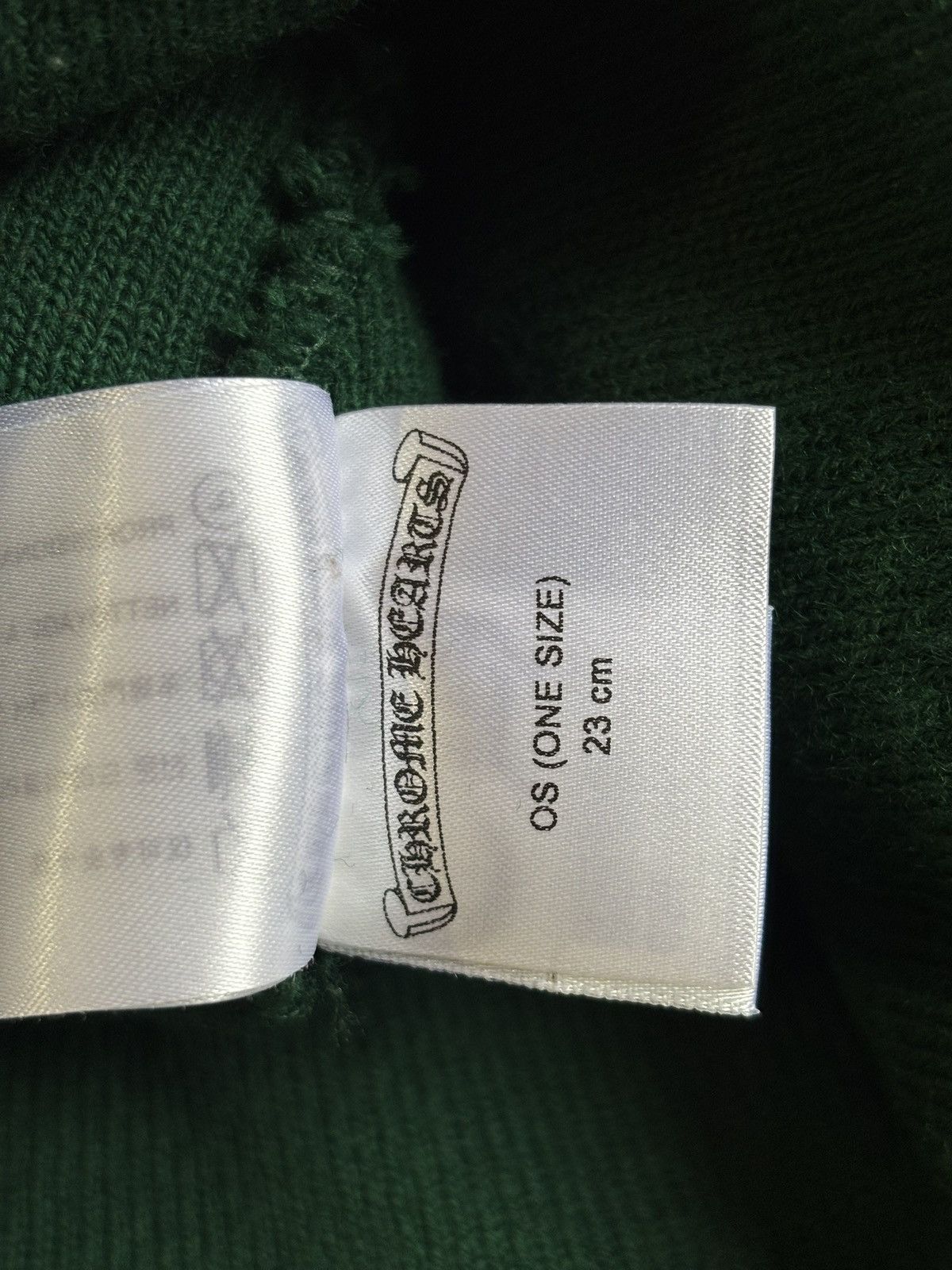 Chrome Hearts Chrome Hearts Green Matty Boy Spec Beanie Size ONE SIZE - 7 Thumbnail