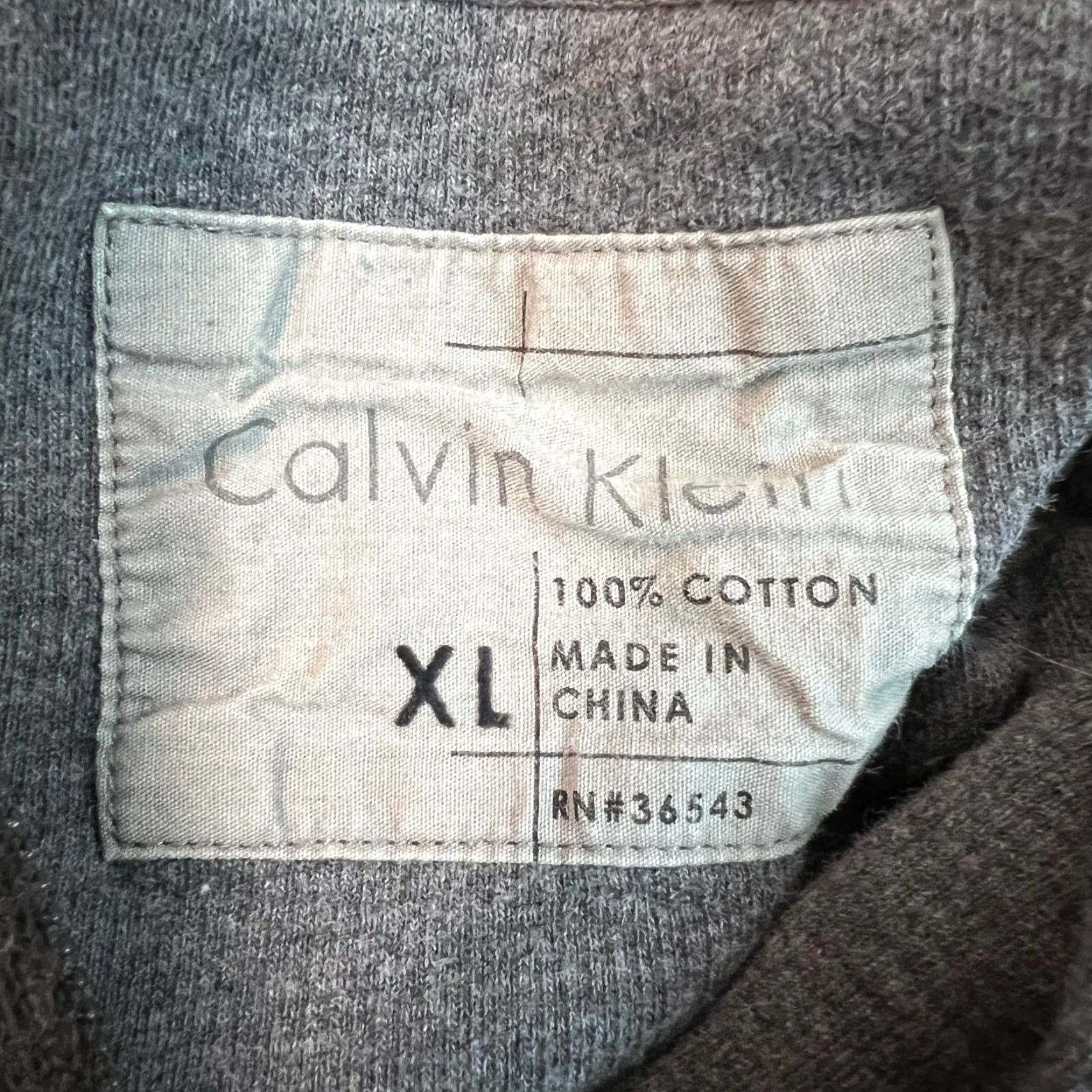 Calvin Klein Calvin Klein Mens Long Sleeve Mock Neck Pullover Sweatshirt Black XL-Size Casual 1/4 Zip Classic Regular Fit Warm Winter Size US XL / EU 56 / 4 - 5 Thumbnail