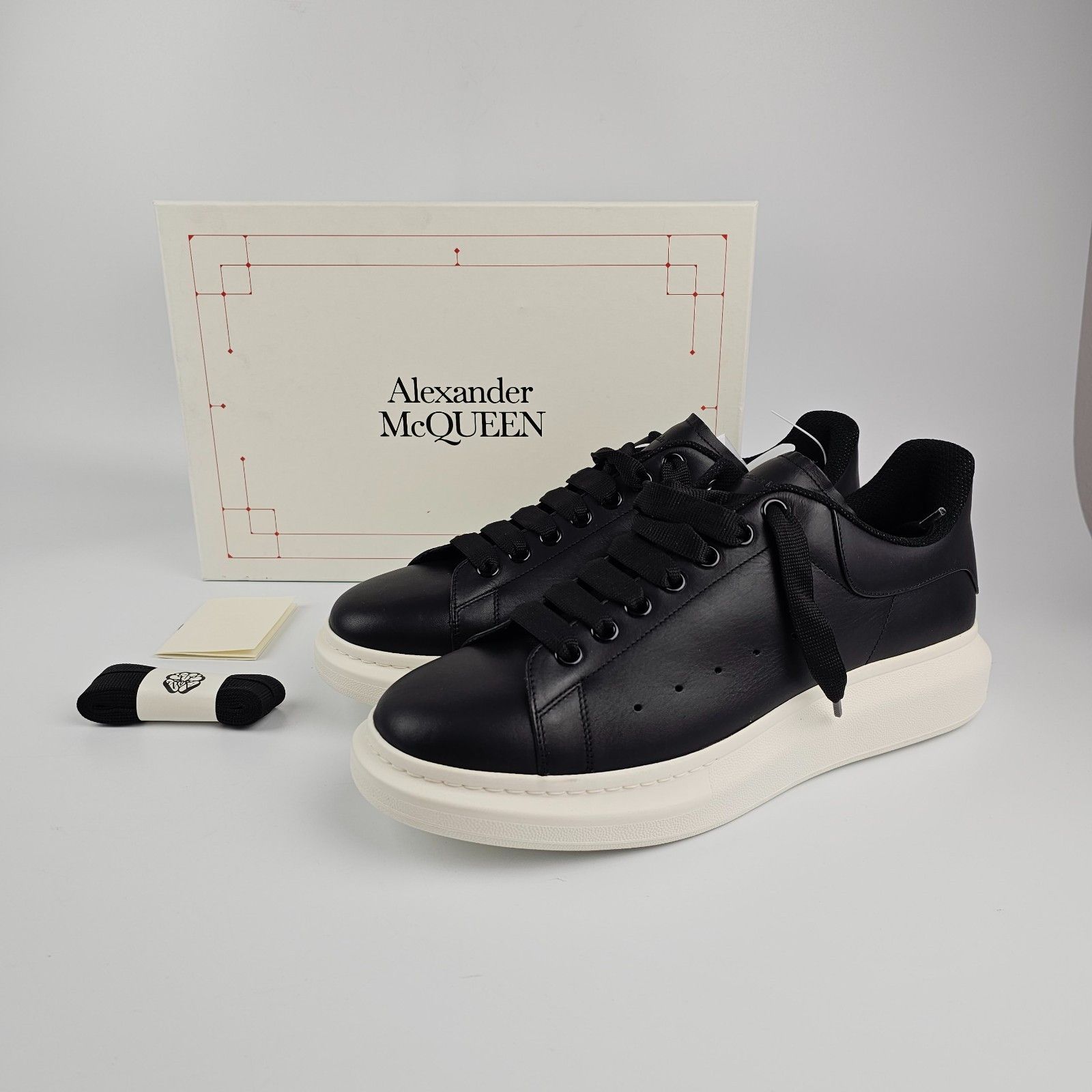 ALEXANDER MCQUEEN Oversized Men's Black Sneakers New