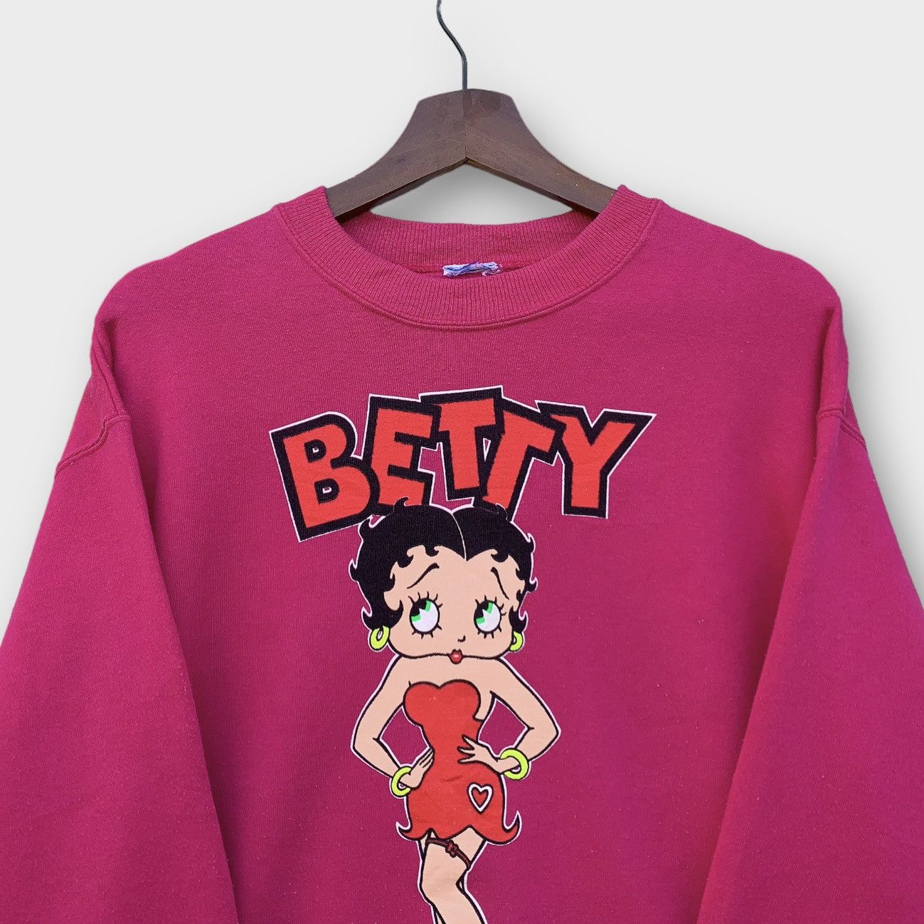Cartoon Network × Vintage Rare! Vintage 80s Betty Boop Crewneck Size US M / EU 48-50 / 2 - 2 Thumbnail
