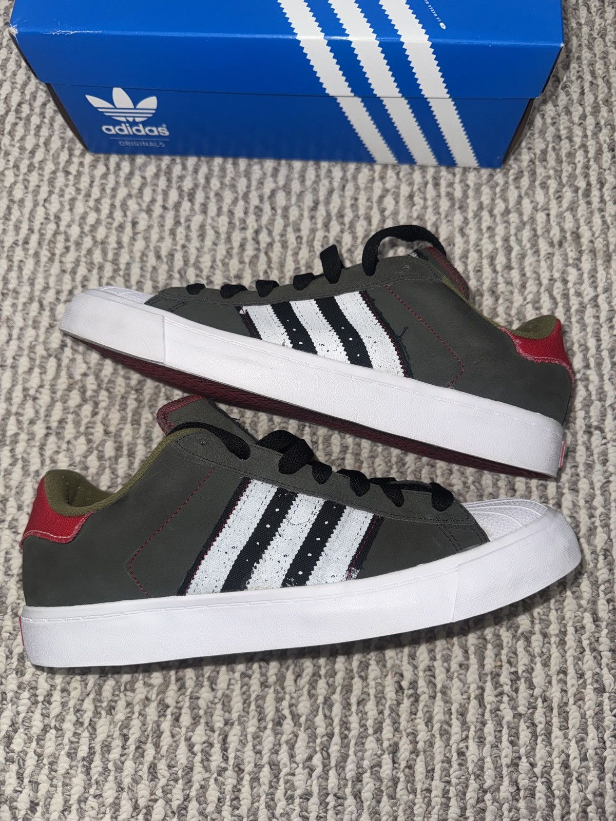 Adidas Adidas Superstar Vulc Olive/Orange 9 – Vintage Skate Edition Size US 9 / EU 42 - 1 Thumbnail
