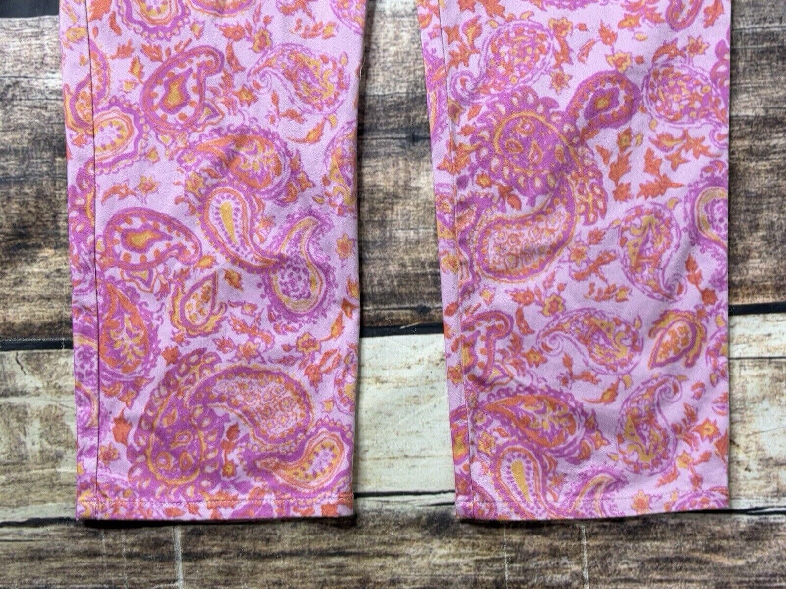 Lauren Ralph Lauren Lauren Ralph Lauren Pants Women Size 4 Paisley Pink Size 27" / US 4 / IT 40 - 7 Thumbnail