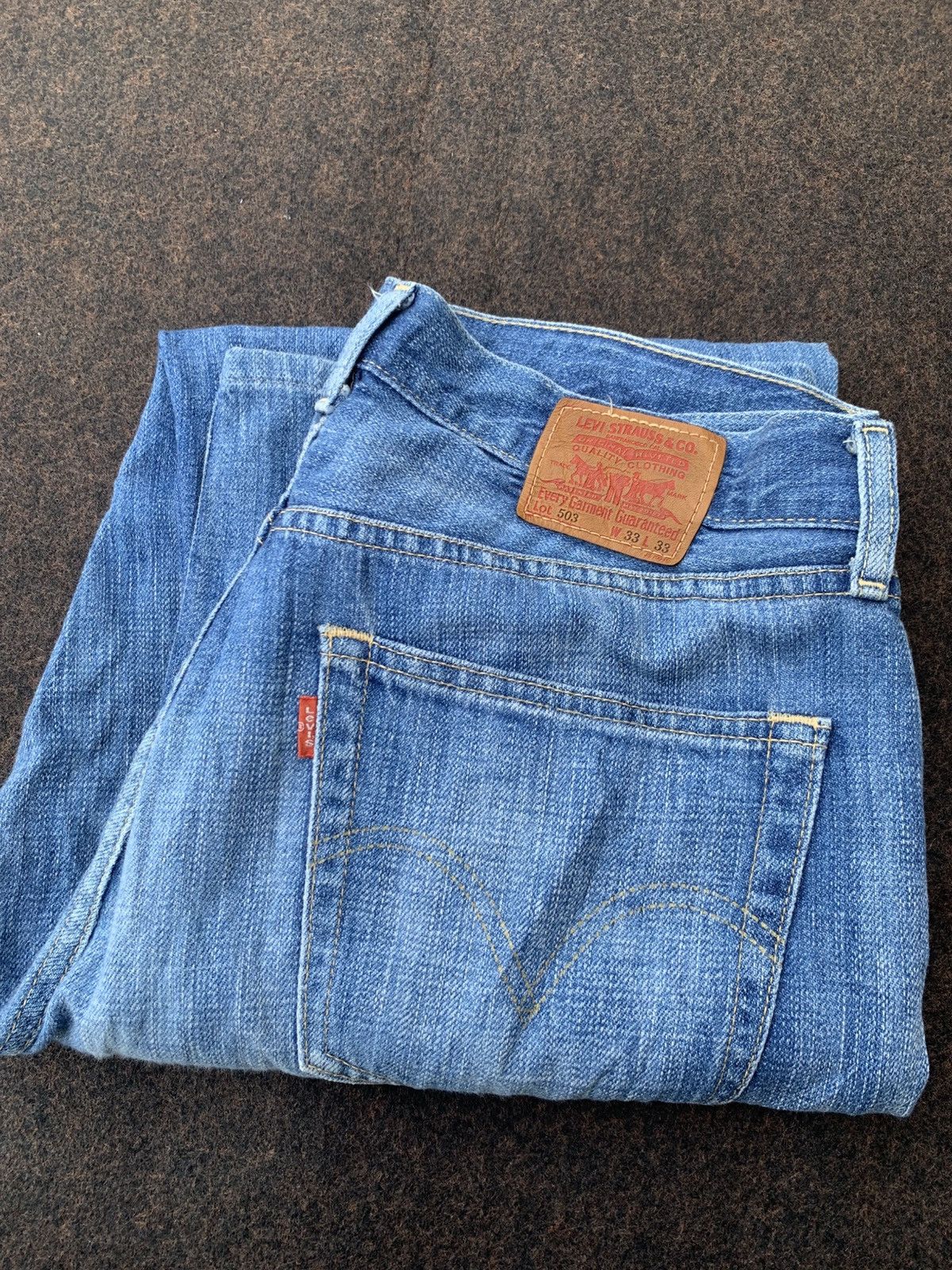 Levi's DISTRESSED LEVIS 503 NICE FADE.MADE IN JAPAN 🇯🇵 Size US 32 / EU 48 - 11 Thumbnail