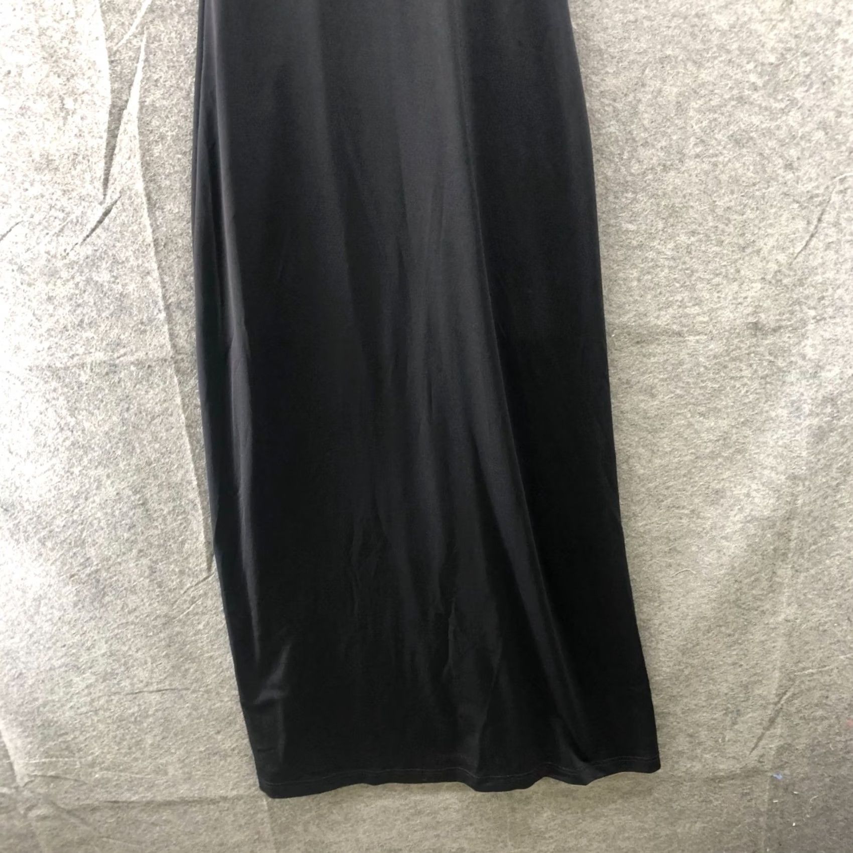 Express VINTAGE Express Tricot Maxi Dress Womens 4 Black Sleeveless 90s Stretch Size S / US 4 / IT 40 - 4 Thumbnail