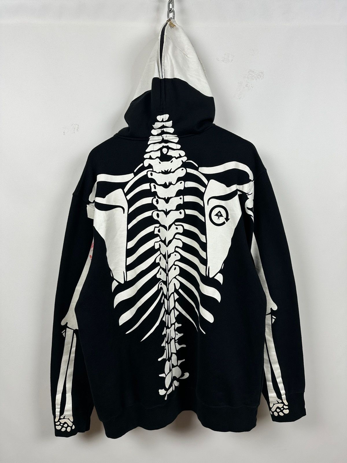 LRG 2006 Vintage LRG Dead Serious Skeleton Hoodie Size US XL / EU 56 / 4 - 3 Thumbnail