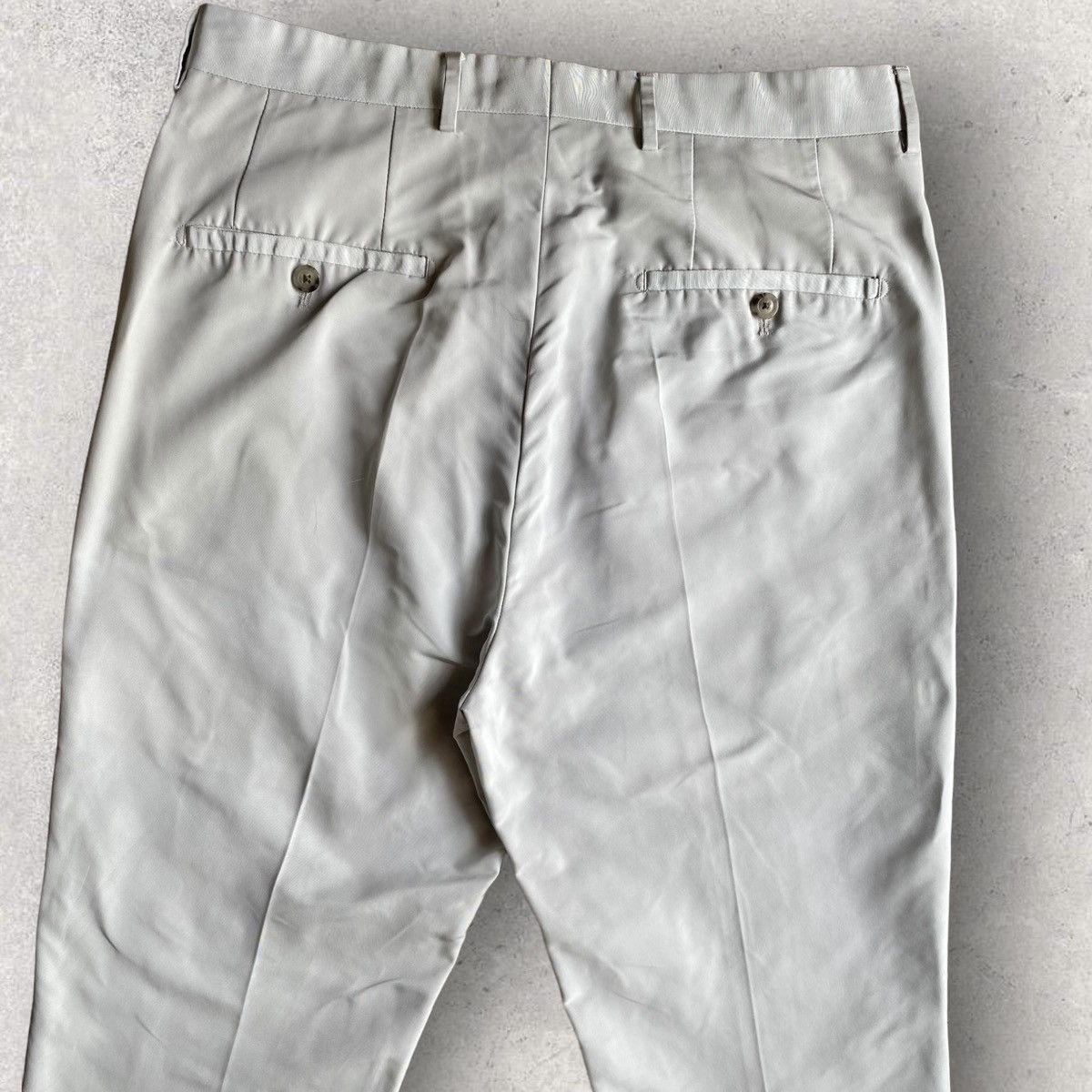 Rick Owens SS19 Babel Oyster Nylon Cropped Pants Size US 32 / EU 48 - 4 Thumbnail