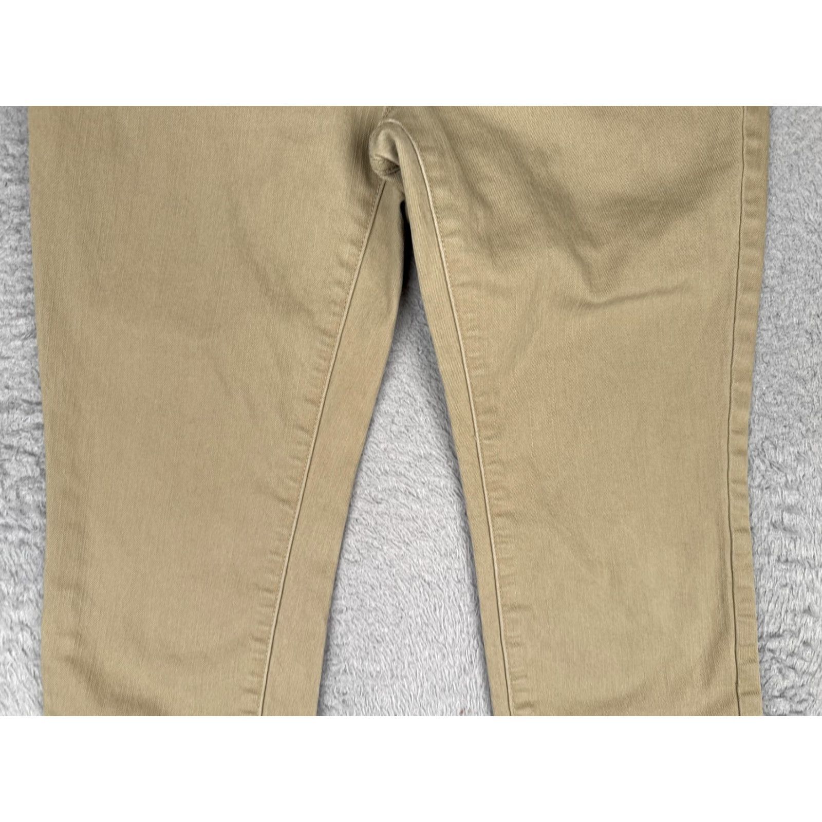 Vintage Maurices Jeans Capri Womens 4 Beige Light Wash Mid Rise Cuffed Crop 26x19 Denim Size 27" / US 4 / IT 40 - 3 Thumbnail