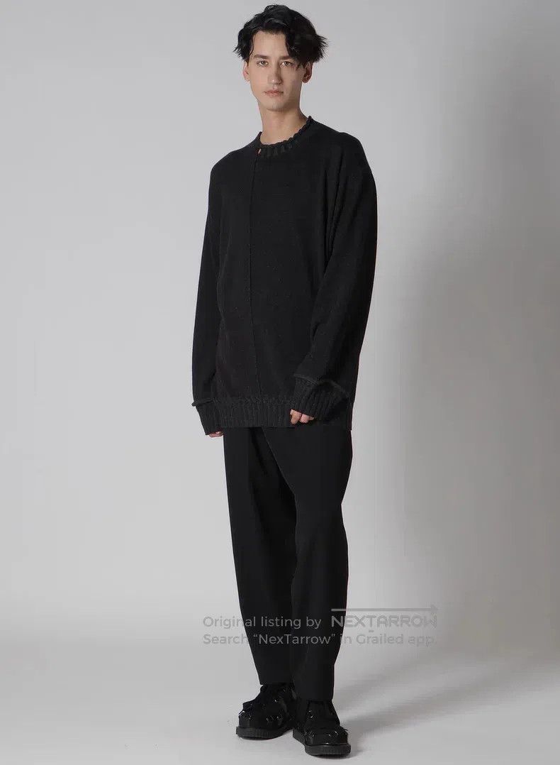 Yohji Yamamoto YOHJI YAMAMOTO Torn and Cut Sweater Size US L / EU 52-54 / 3 - 6 Thumbnail