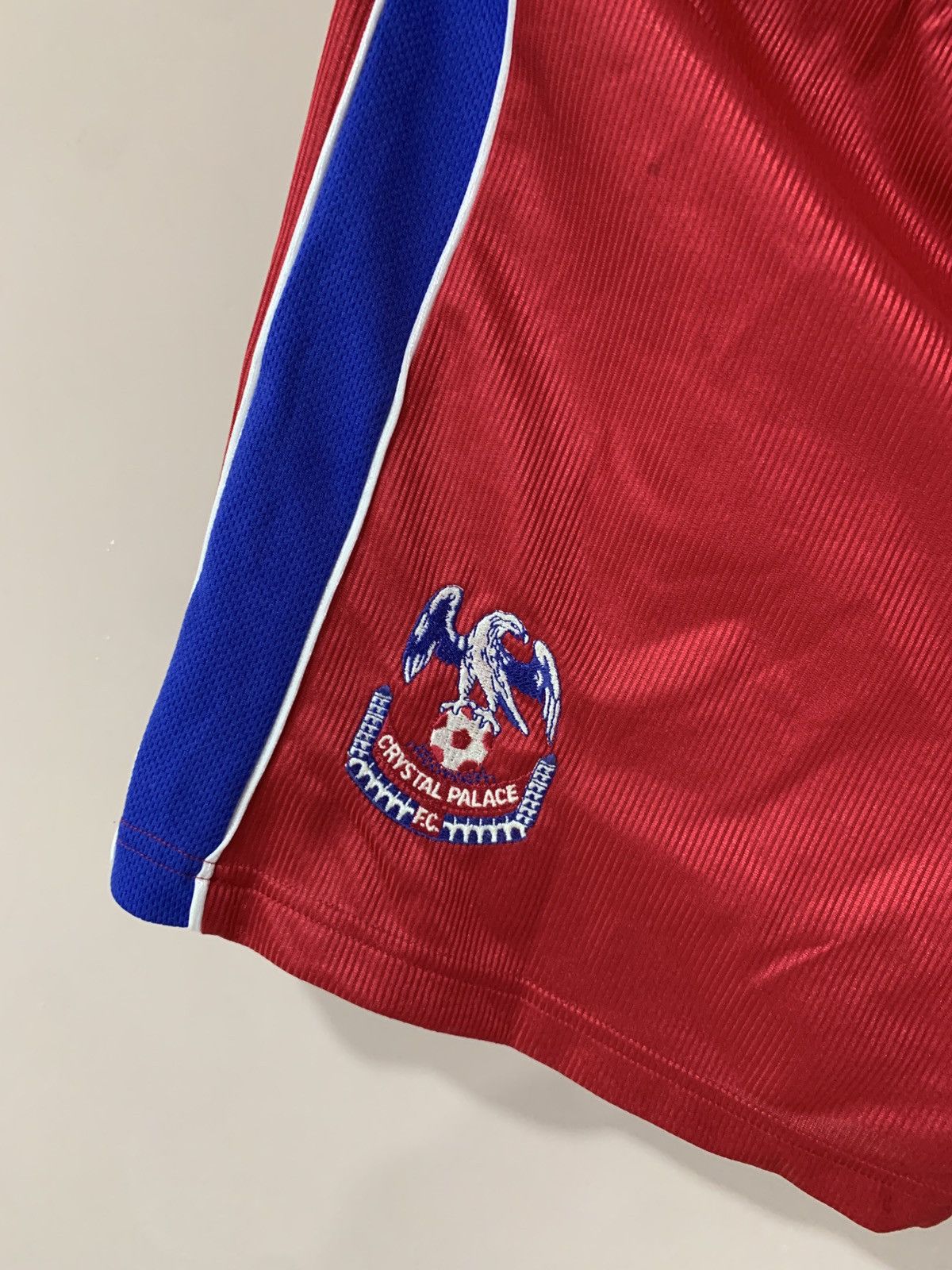 Vintage Crystal Palace Home Football Shorts TFG Sports Soccer Size S Size US 30 / EU 46 - 3 Thumbnail