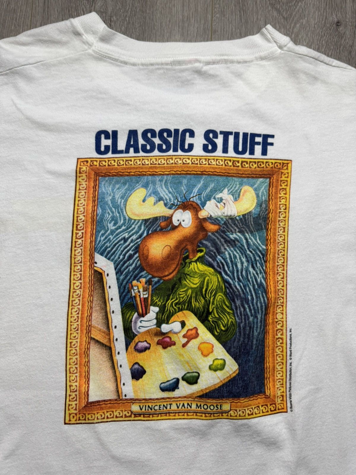 Vintage Adventures of rocky and bullwinkle CLASSIC STUFF vintage 90s Size US XL / EU 56 / 4 - 5 Thumbnail