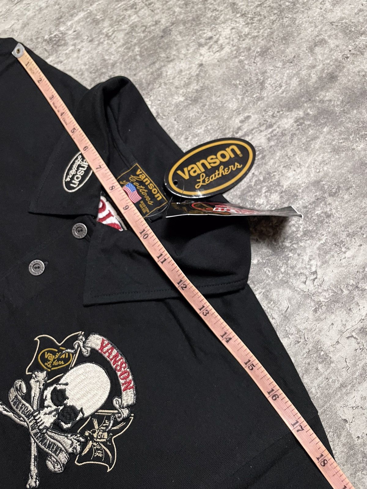 Hysteric Glamour NOS Vanson Leathers X T.F.O.A Embroidery Poloshirt Size US S / EU 44-46 / 1 - 15 Thumbnail