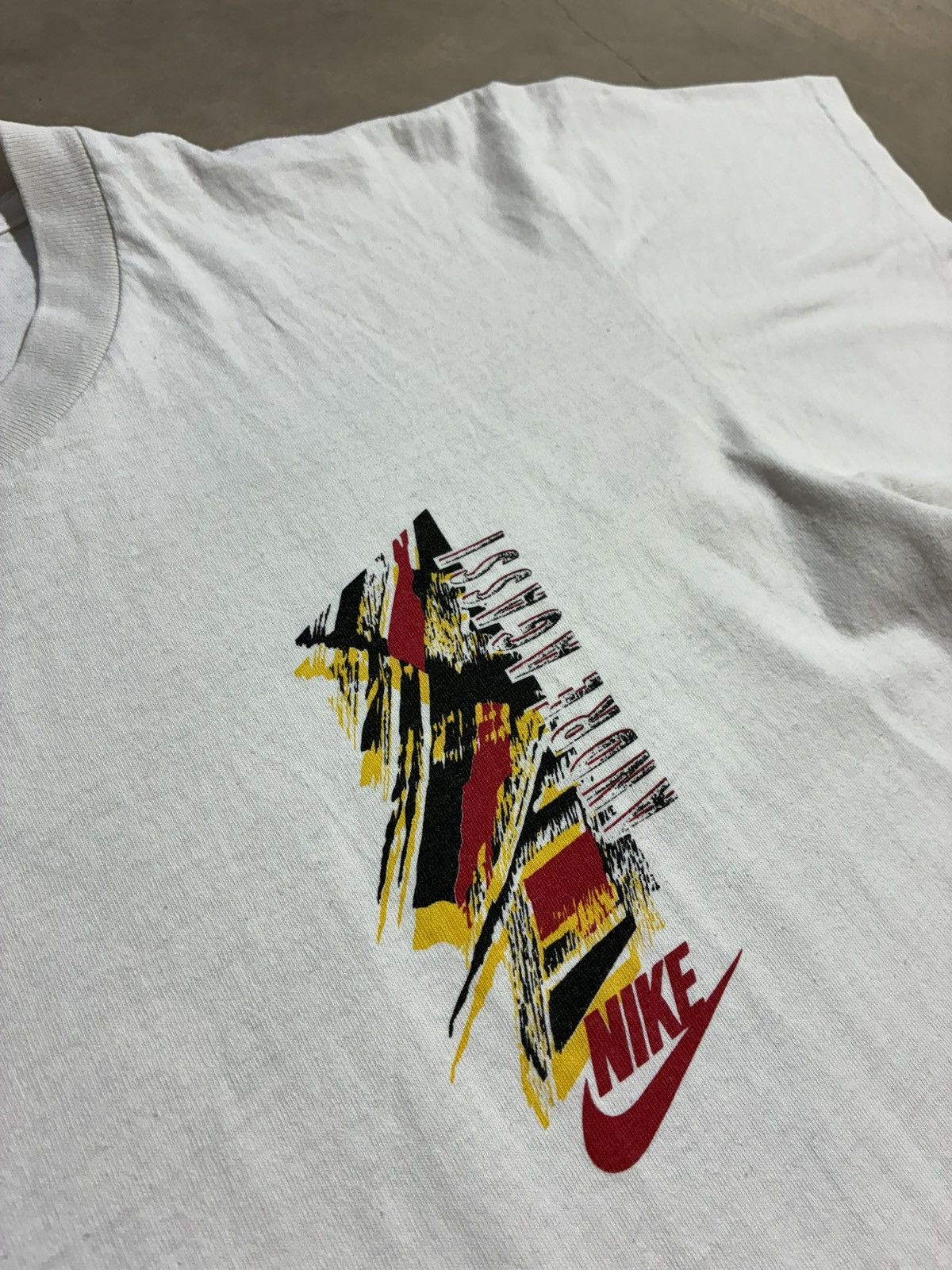 Nike Vintage Nike Andre Agassi Tennis White L T Shirt USA 90s Size US L / EU 52-54 / 3 - 5 Thumbnail