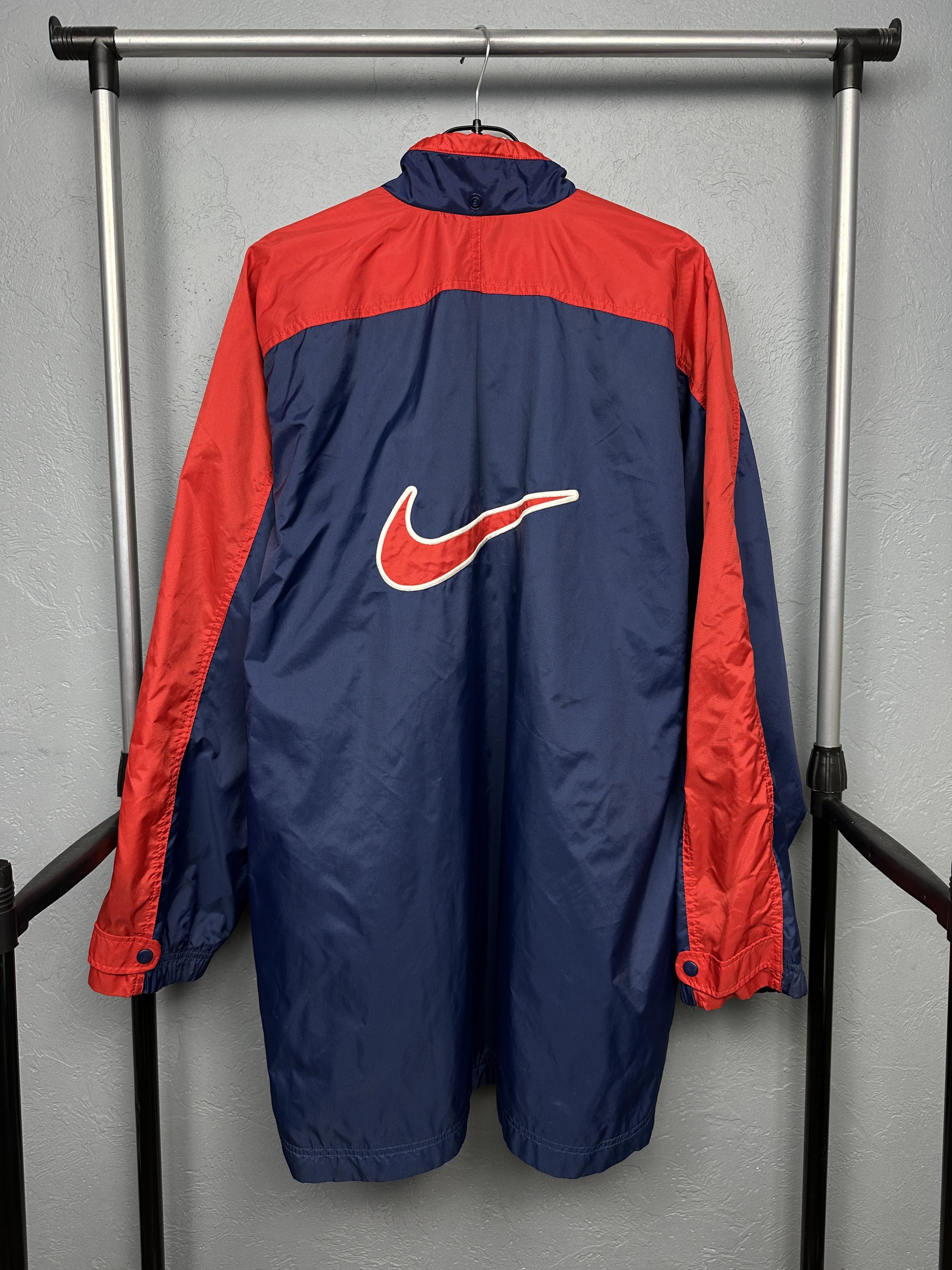 Nike Nike 90s Vintage Mens Nylon Jacket Size US XL / EU 56 / 4 - 1 Thumbnail