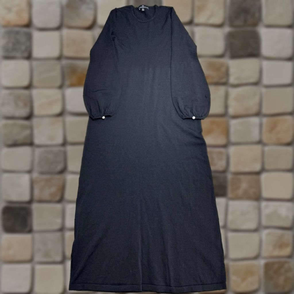 Tuckernuck Dress Maxi Women S Black Knit Double Lennox Pomander Place Tuckernuck By